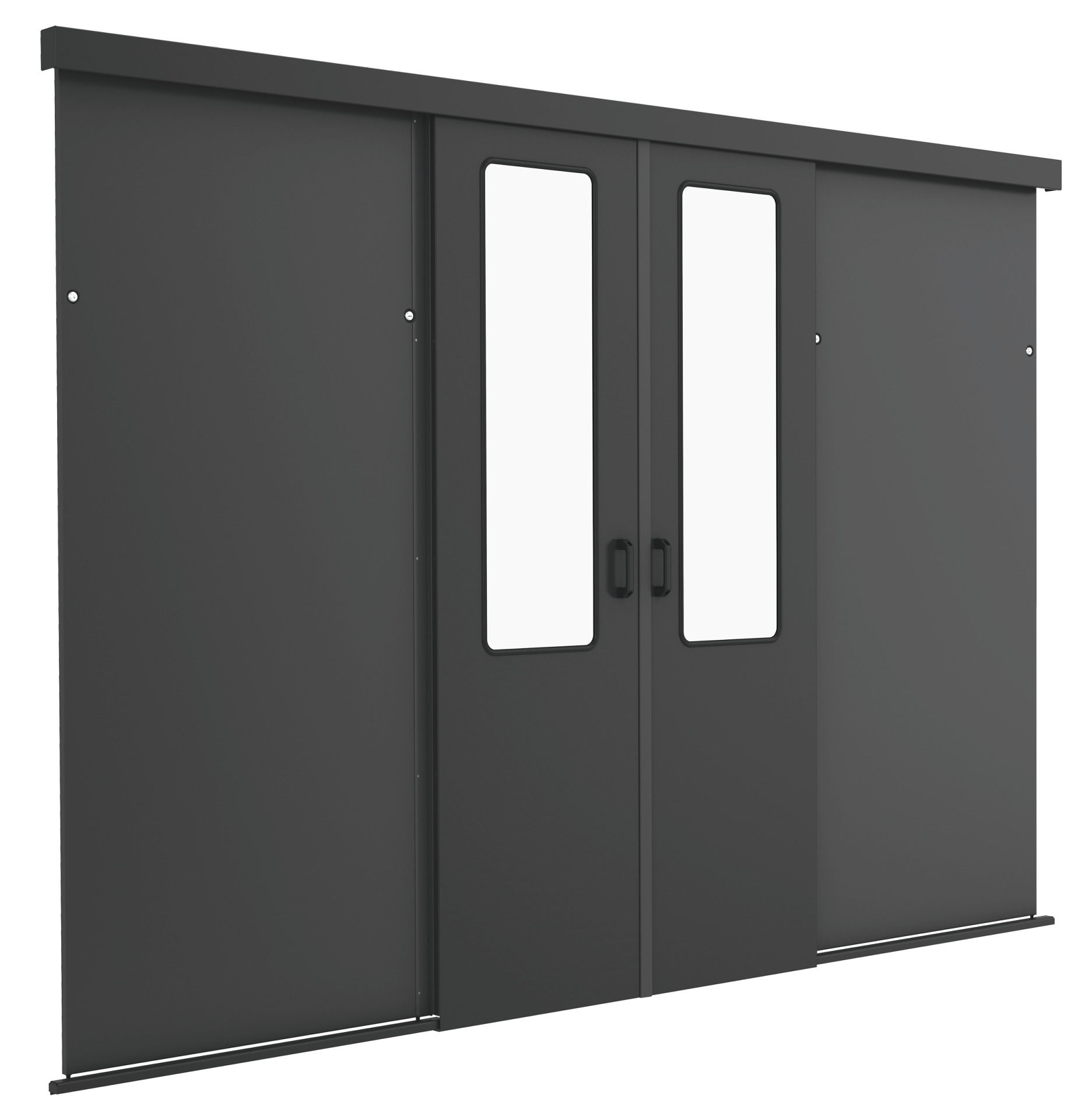 Slidiung Door for Cold/Warm Aisle for PRO 42U, 1200 mm, RAL9005