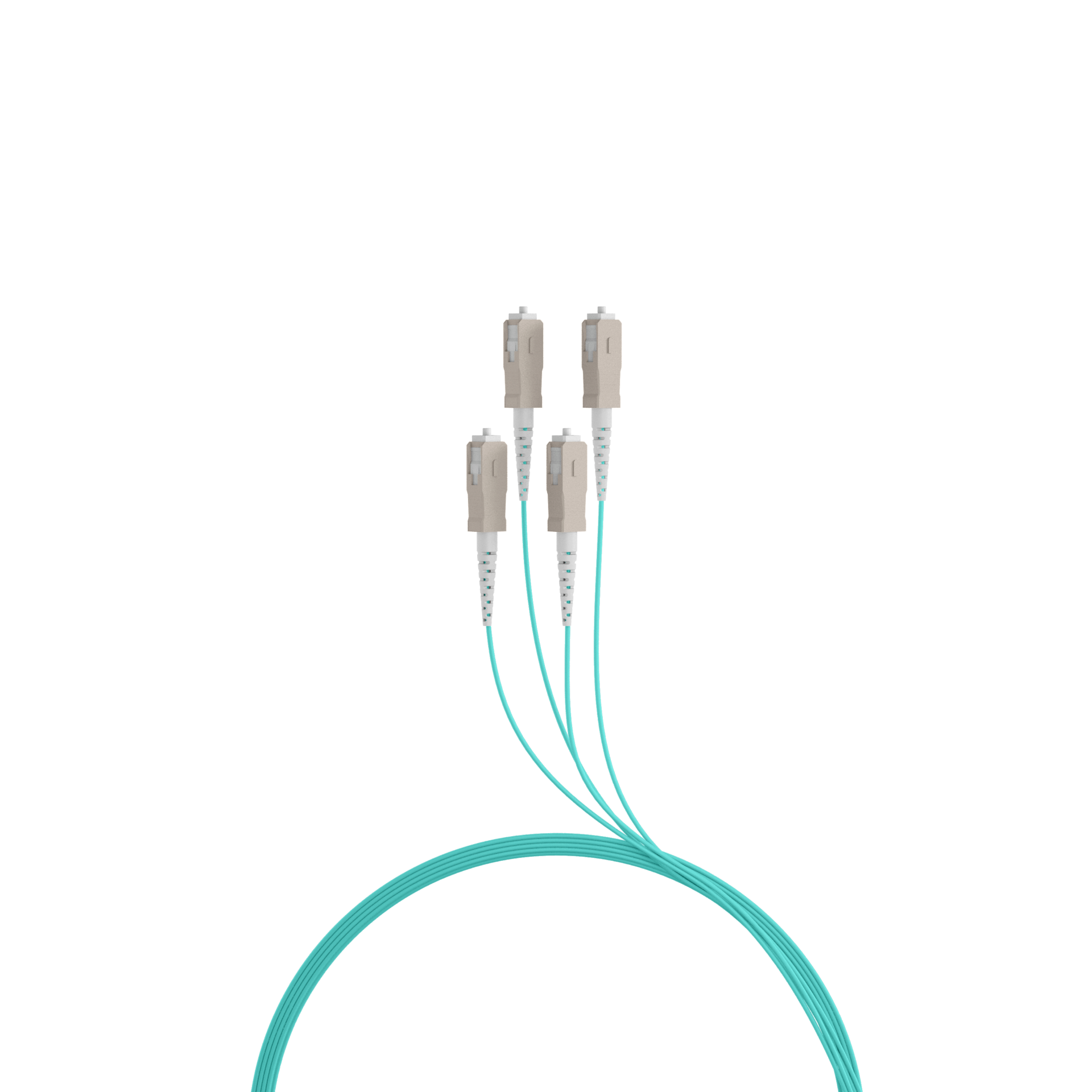 Trunk cable U-DQ(ZN)BH OM3 4G (1x4) SC-SC,200m Dca LSZH