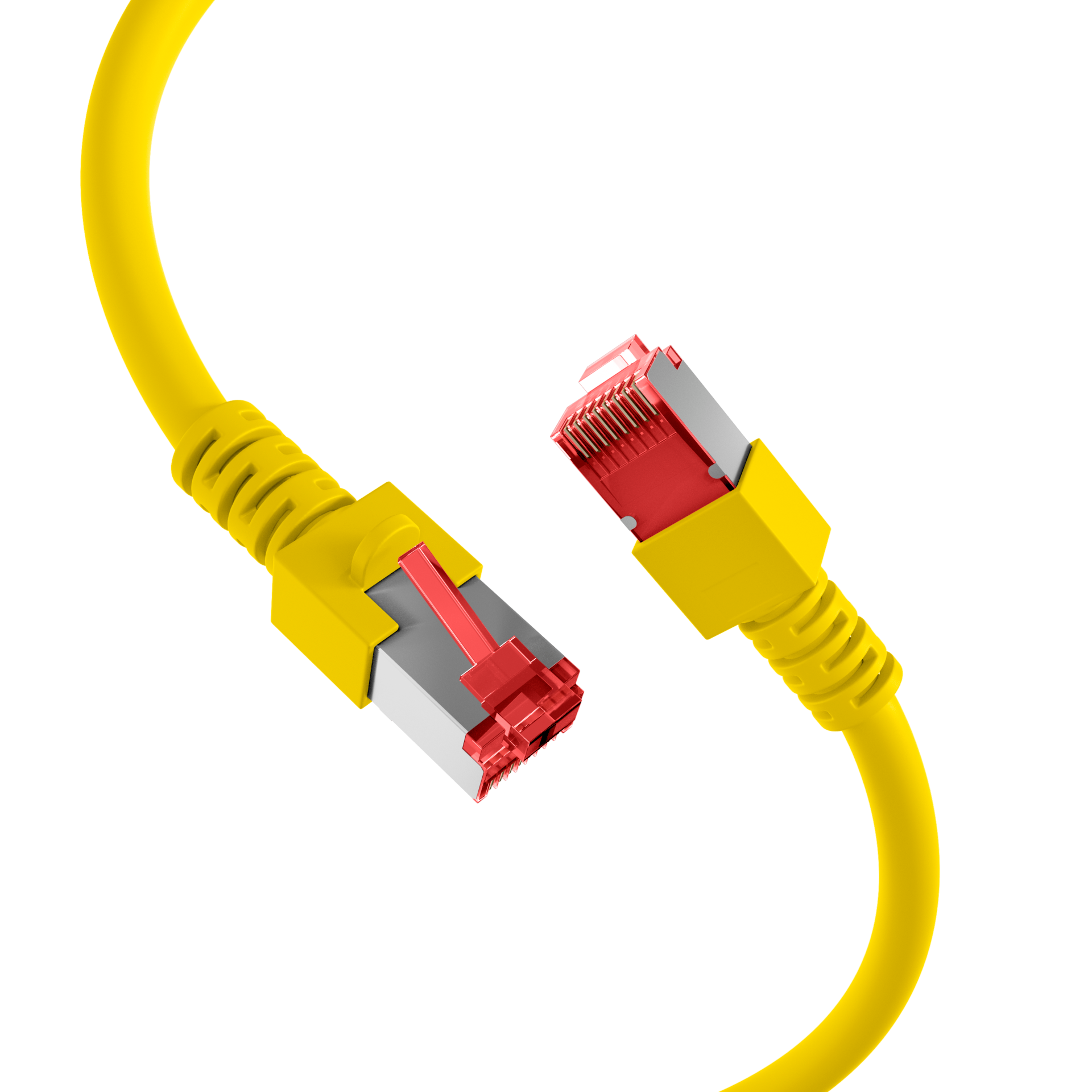 RJ45 Patchkabel Cat.6 S/FTP LSZH  gelb 40m