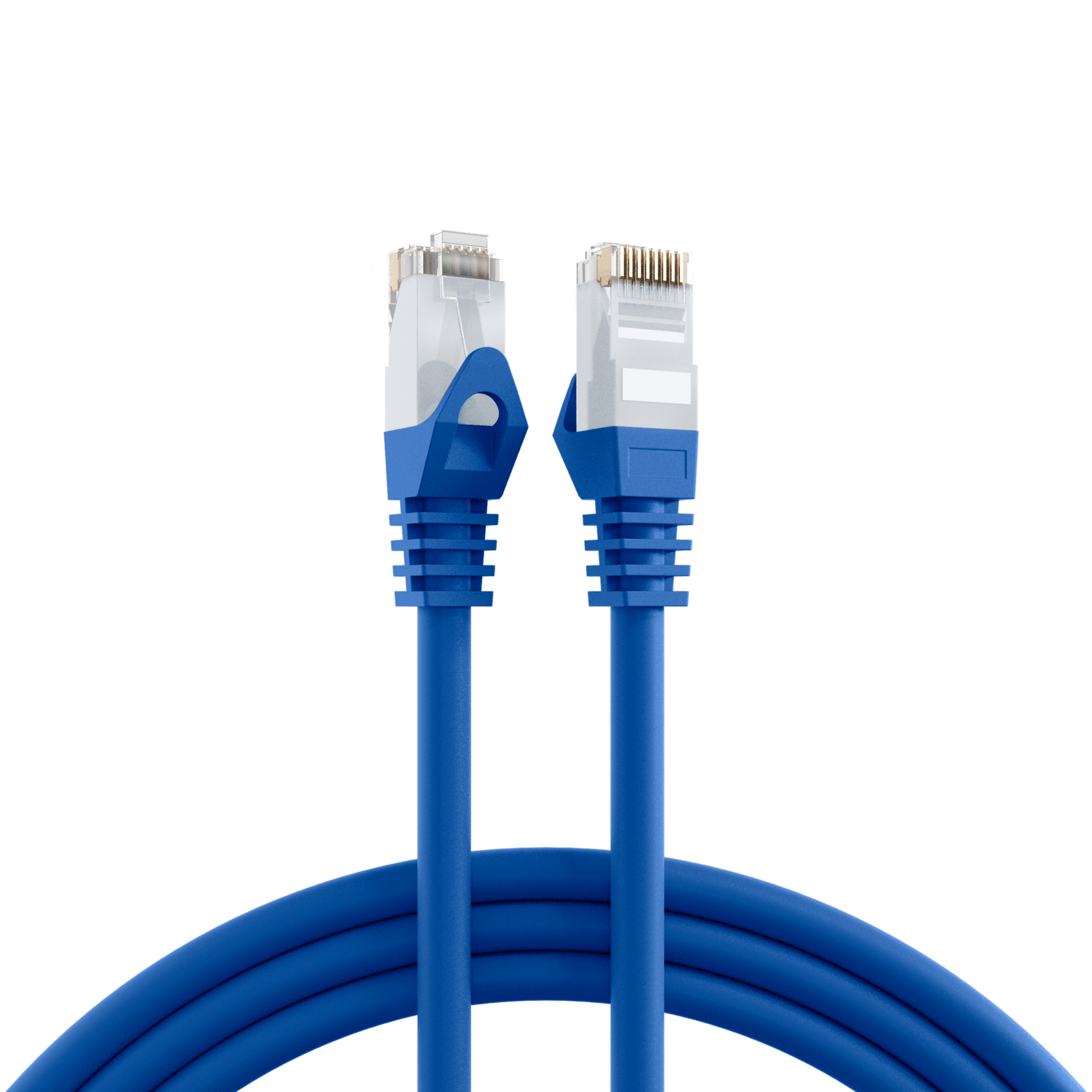 RJ45 Patch Cord Cat.6 U/UTP LSZH CCA blue 0,25m