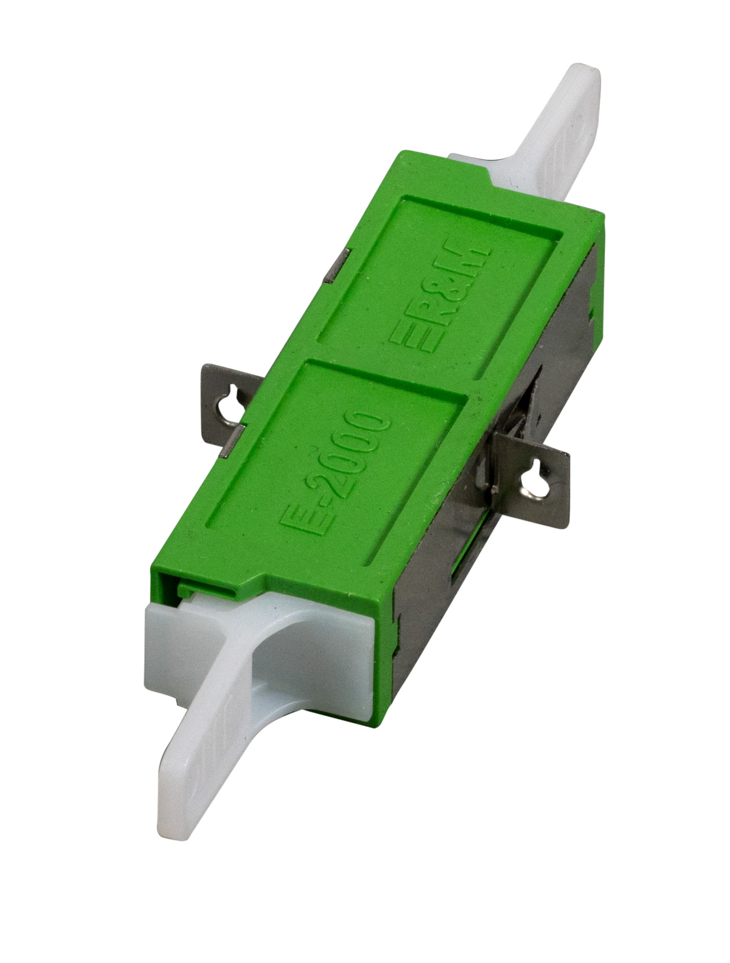 Kupplung E2000®/APC, SM, grün simplex, R&M C/1