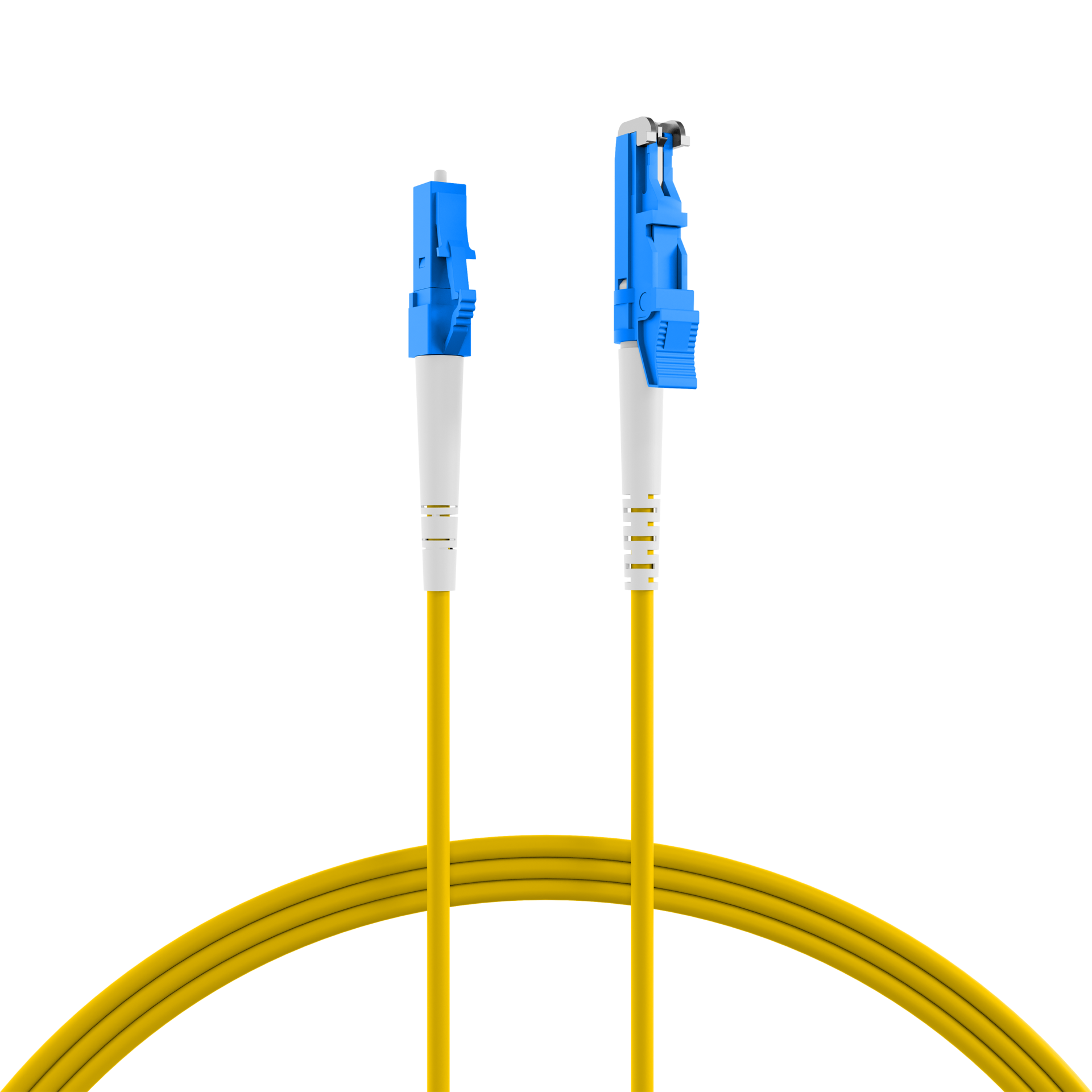 Simplex LWL Patchkabel E2000®-LC OS2 1m 3,0mm Gelb 9/125µm