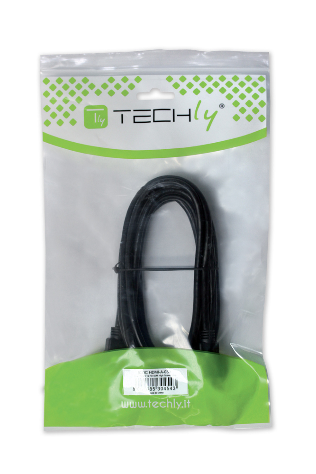 HDMI High Speed Cable with Ethernet, 1x angl., 1 m