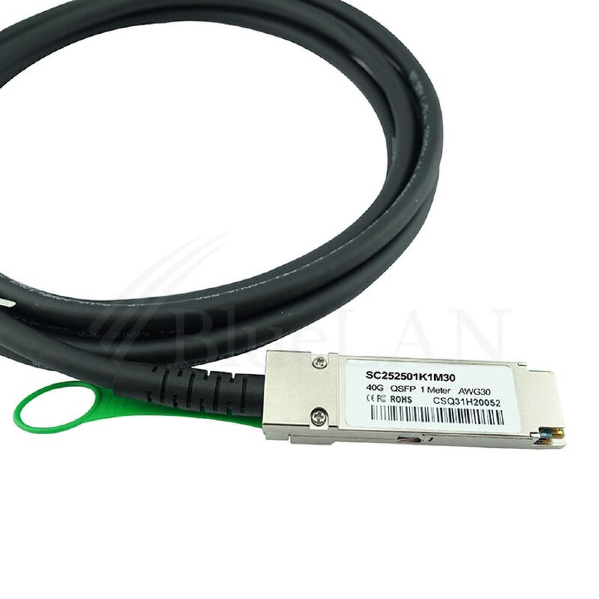 Extreme Networks 10312 compatible BlueLAN ,DAC QSFP SC252501K1M30, 1m