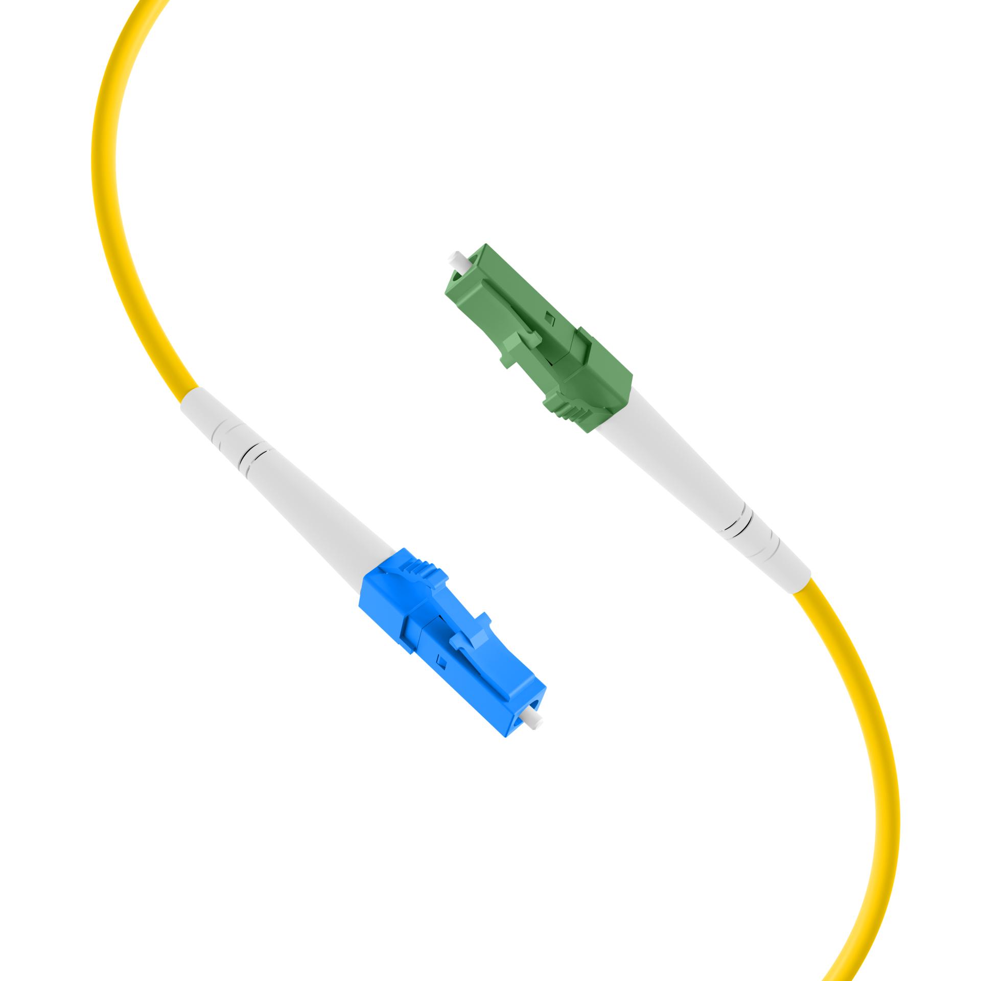 Simplex Patchkabel LC/APC-LC OS2 G657A2 1m LSZH 2mm gelb