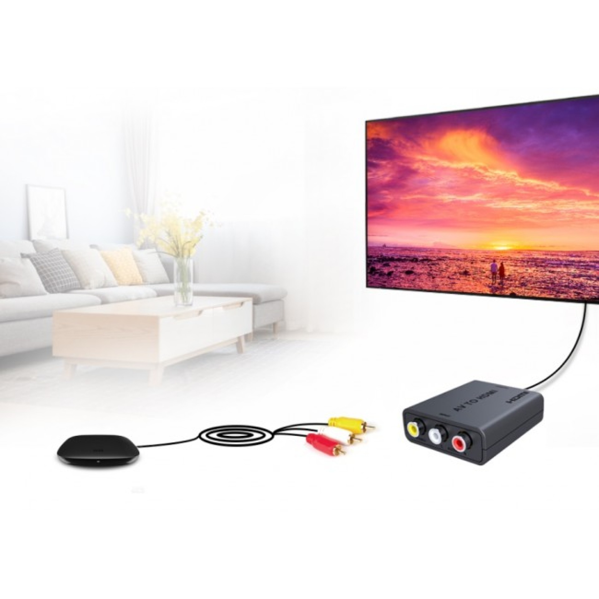 AV 3xRCA zu HDMI Full HD Konverter