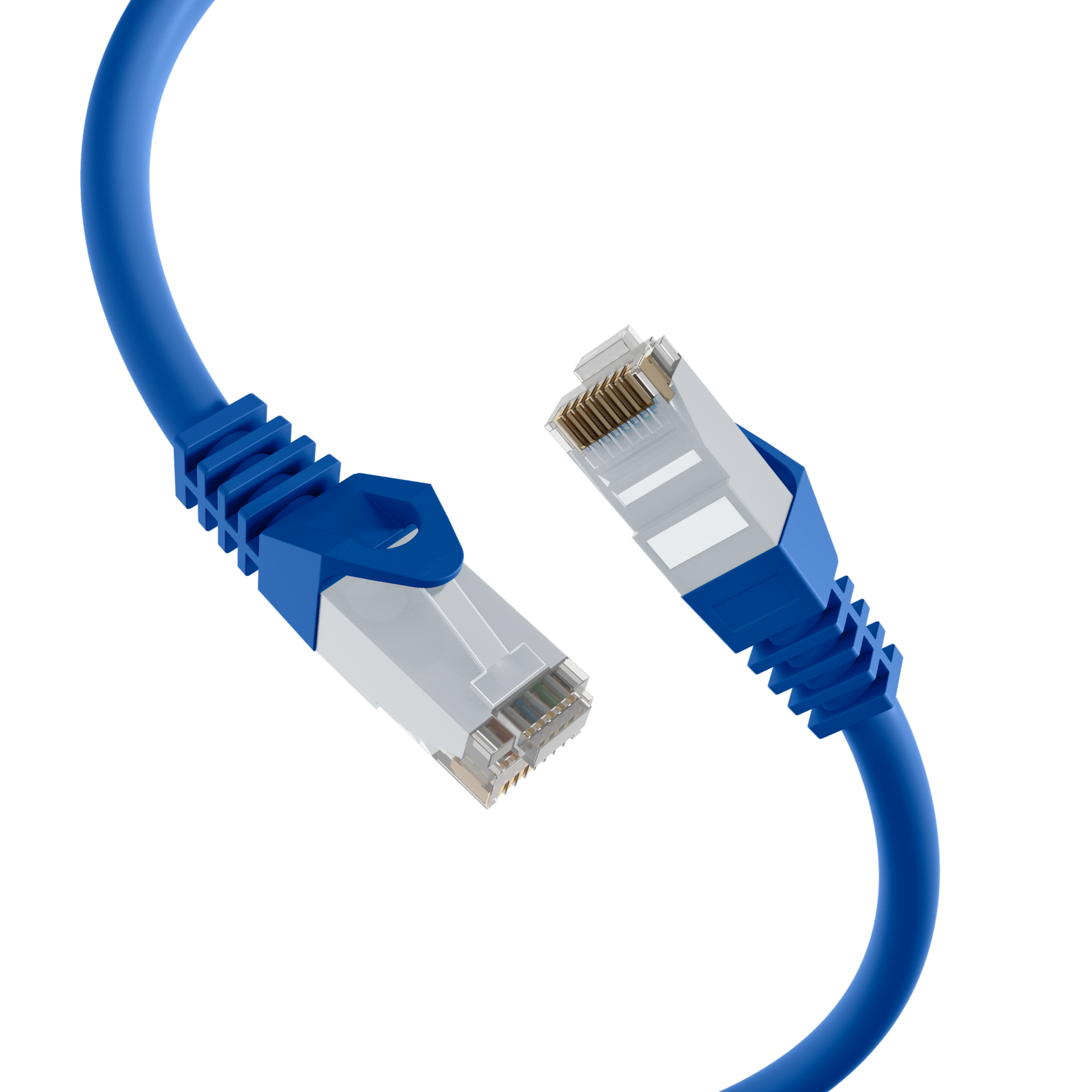 RJ45 Patchkabel Cat.6 U/UTP LSZH  CCA blau 7,5m