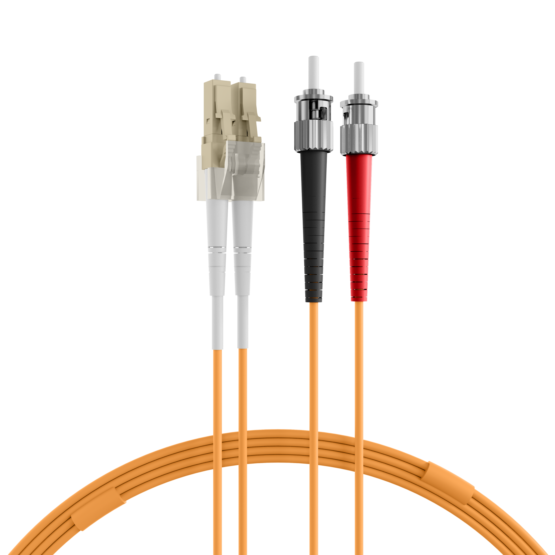 Duplex Patchkabel LC-ST OM2 5m LSZH 2mm orange Duplex Patchkabel LC-ST OM2 5m LSZH 2mm orange