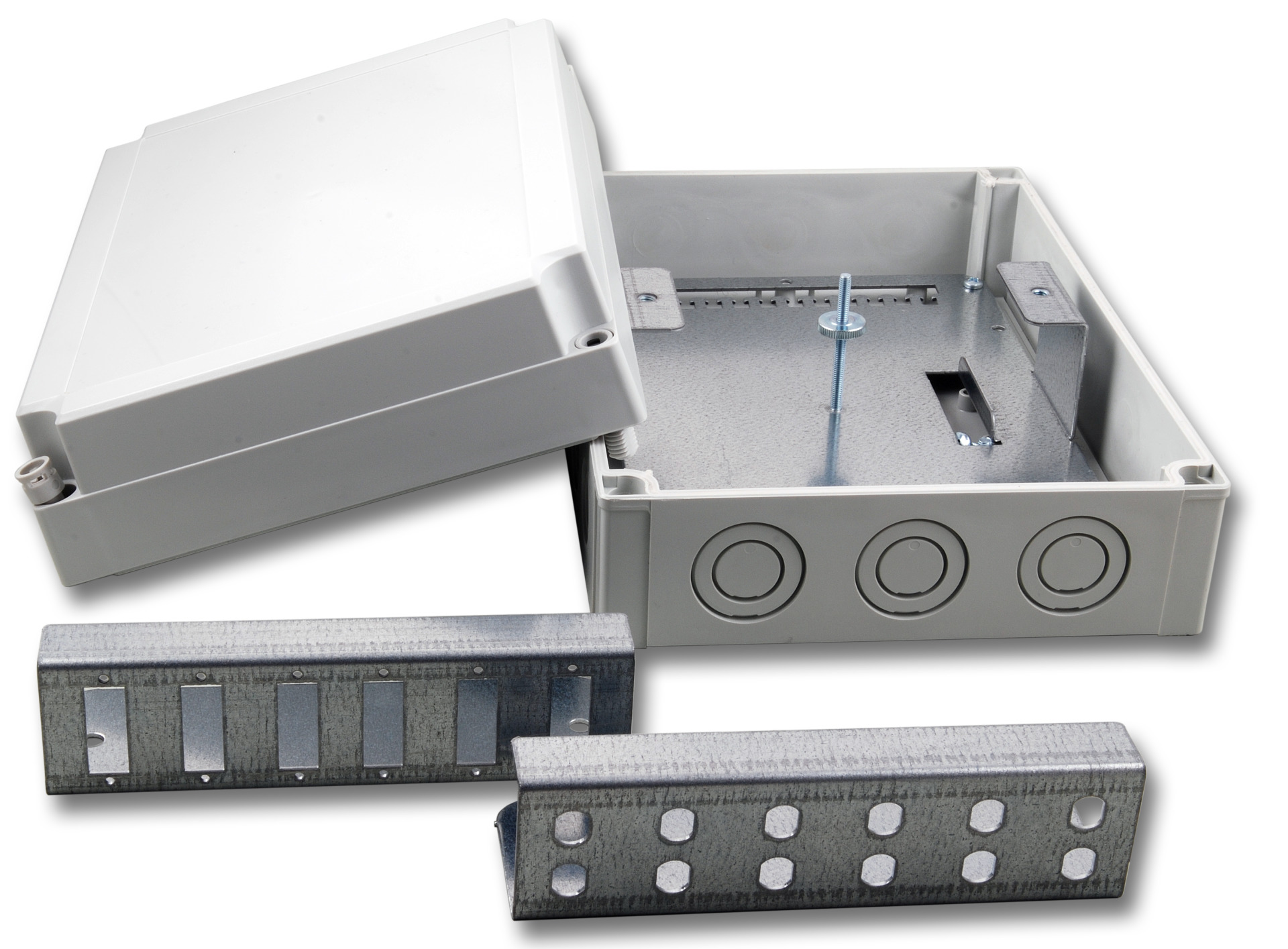 LWL Spleißbox Gehäuse IP66, grau, LWL Spleißbox Gehäuse IP66, grau,