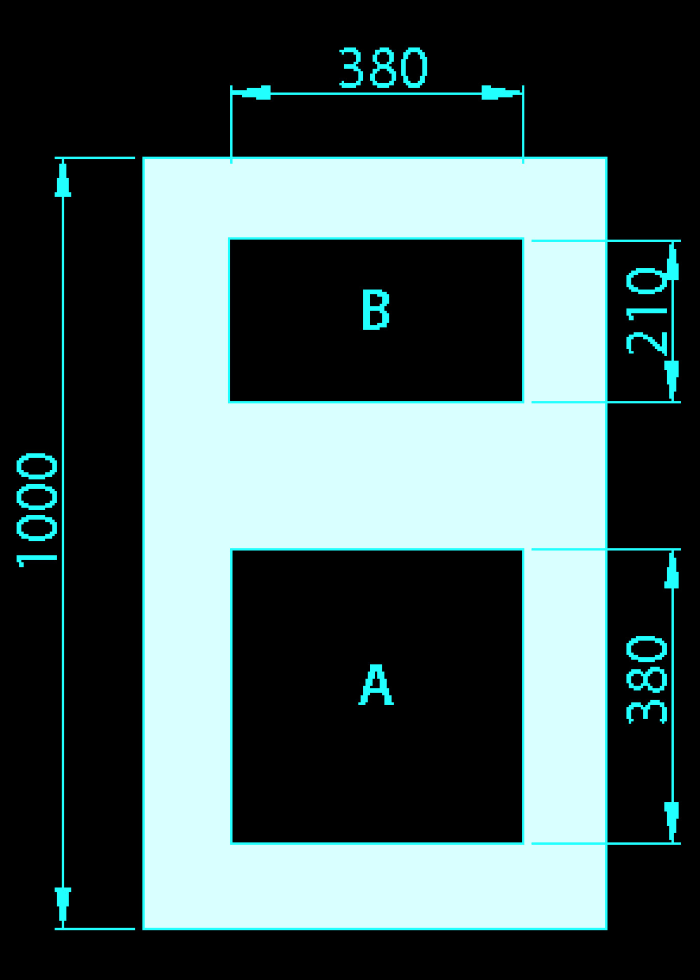 Modul mit Filtermatte, Öffnung A, RAL7035, für PRO