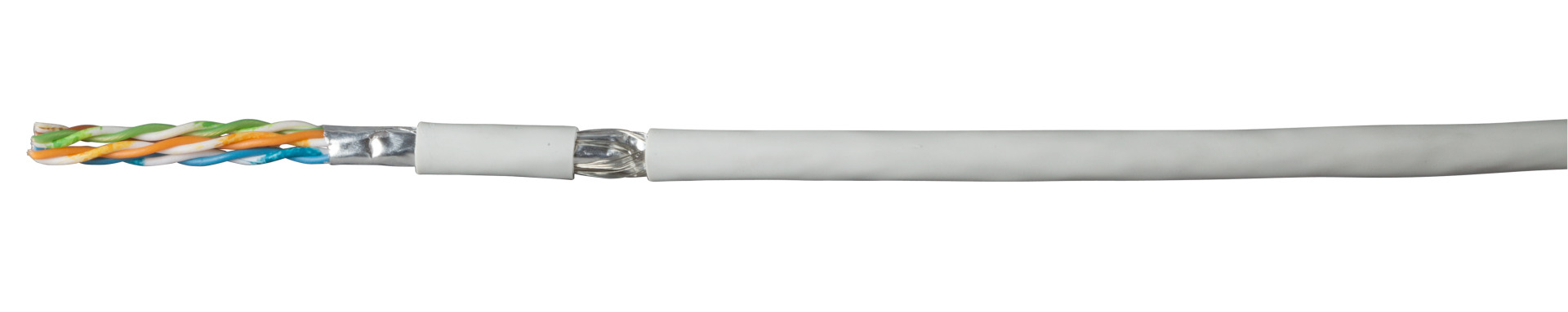 MegaLine D1-20 SF/U flex 4P Y, SPACE Code 20123 PVC, light grey RAL 7035