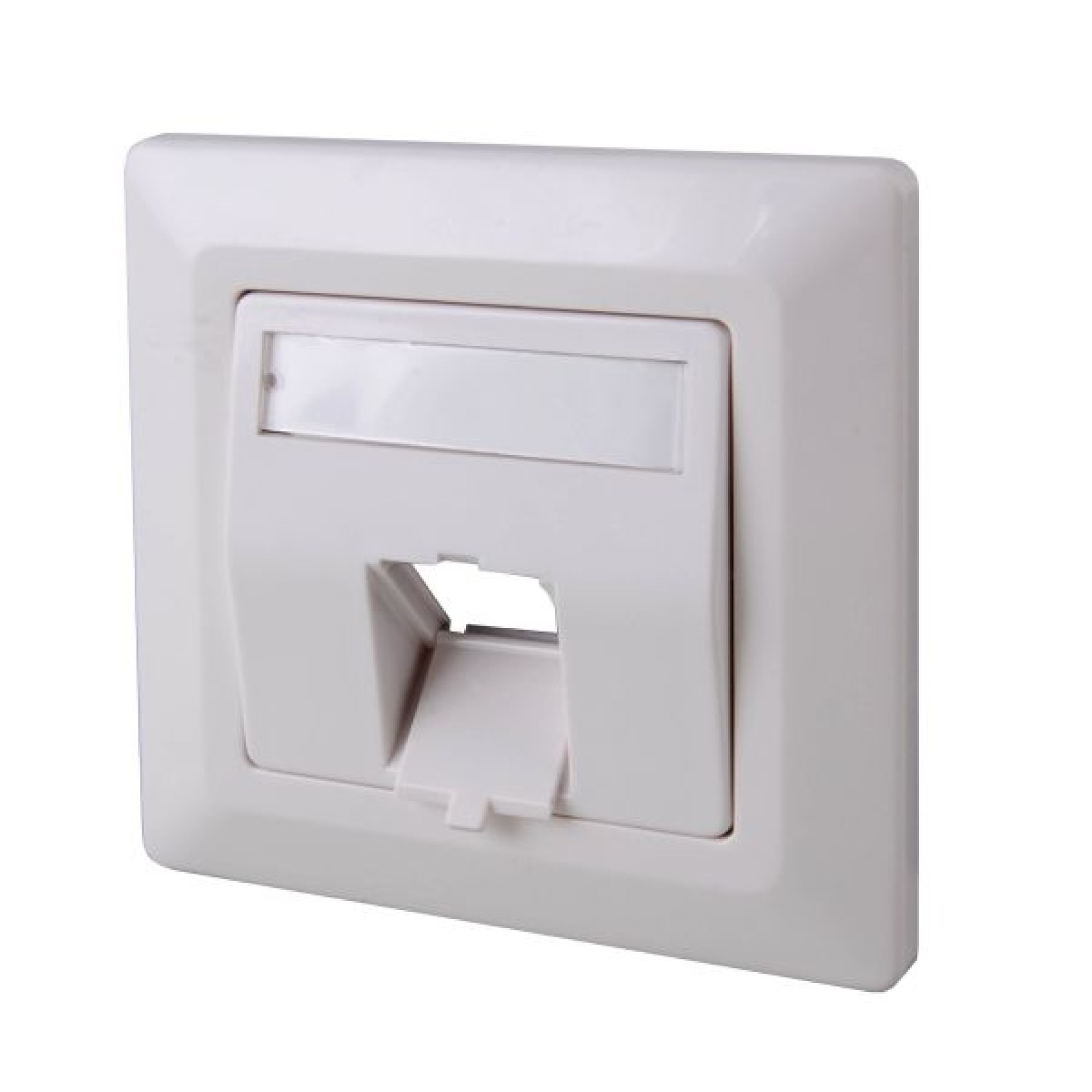 Rahmenset 2-Port, für Keystones, DIN49075, RAL9010