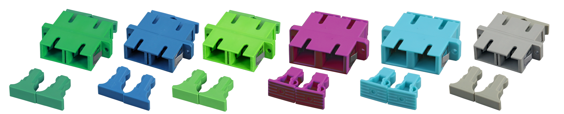INFRALAN® adapter SC Duplex OM3 aqua 
