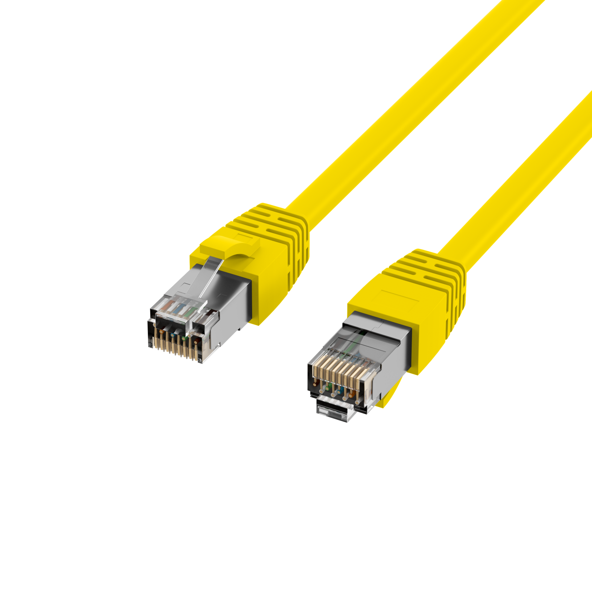 RJ45 Patchkabel Cat.8.1 S/FTP LSZH BC gelb 7,5m