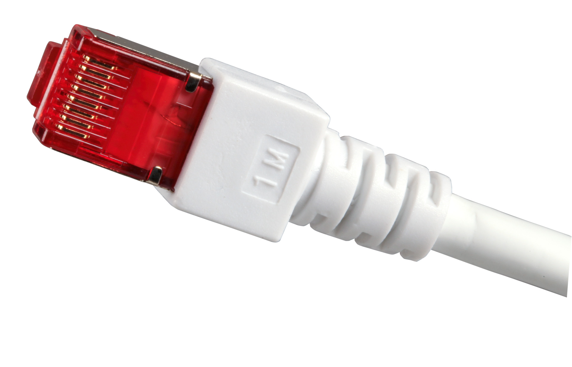 RJ45 Patchkabel S/FTP, Cat.6, LSZH, 0,15m, weiß
