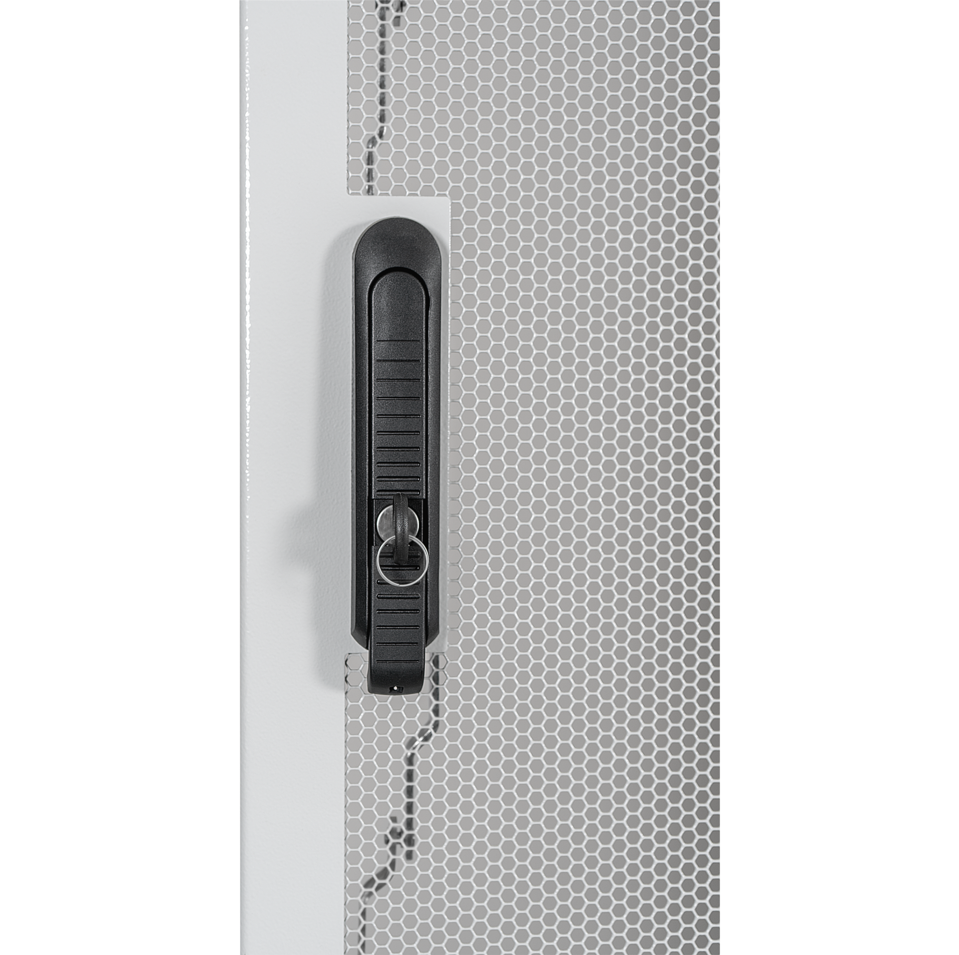 Tür für ESV 47HE, B=600, Stahl perforiert, 2-teilig, RAL7035