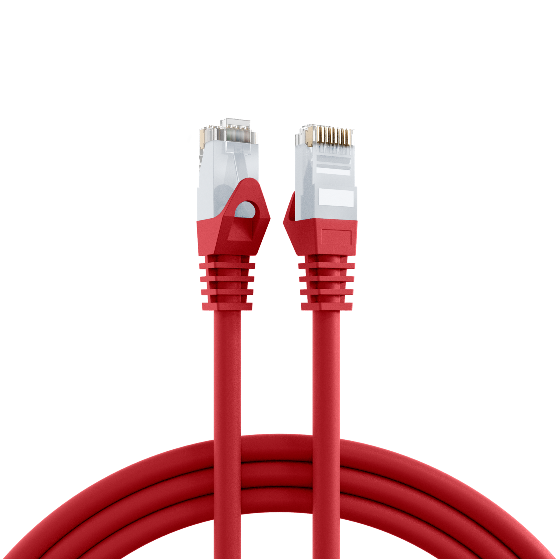 RJ45 Patch Cord Cat.6 U/UTP LSZH CCA red 15m