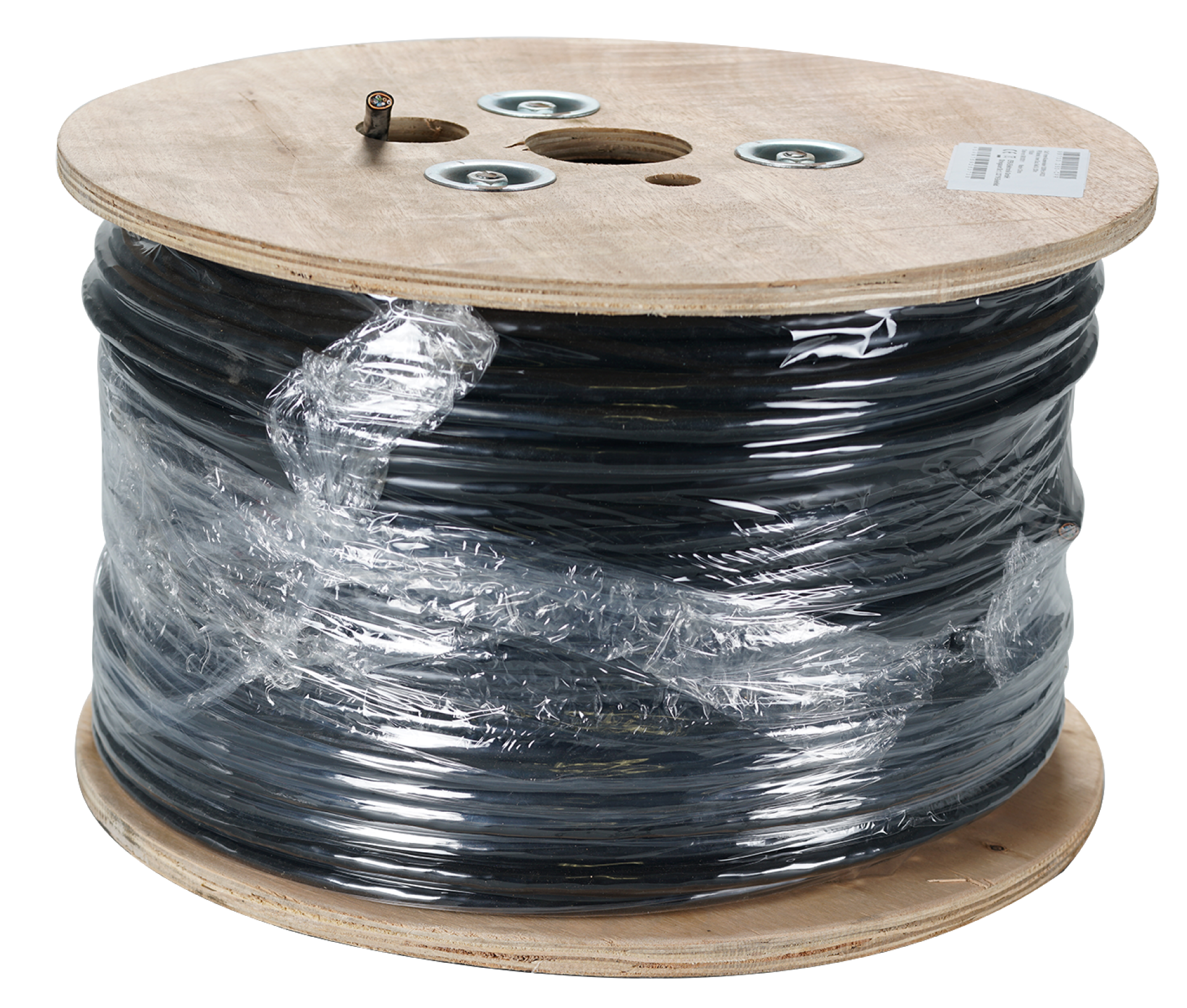 Cat.7 In-/Outdoor cable 1200MHz AWG23 S/FTP,PE jacket, inner Dca, Sw& Or,1000m