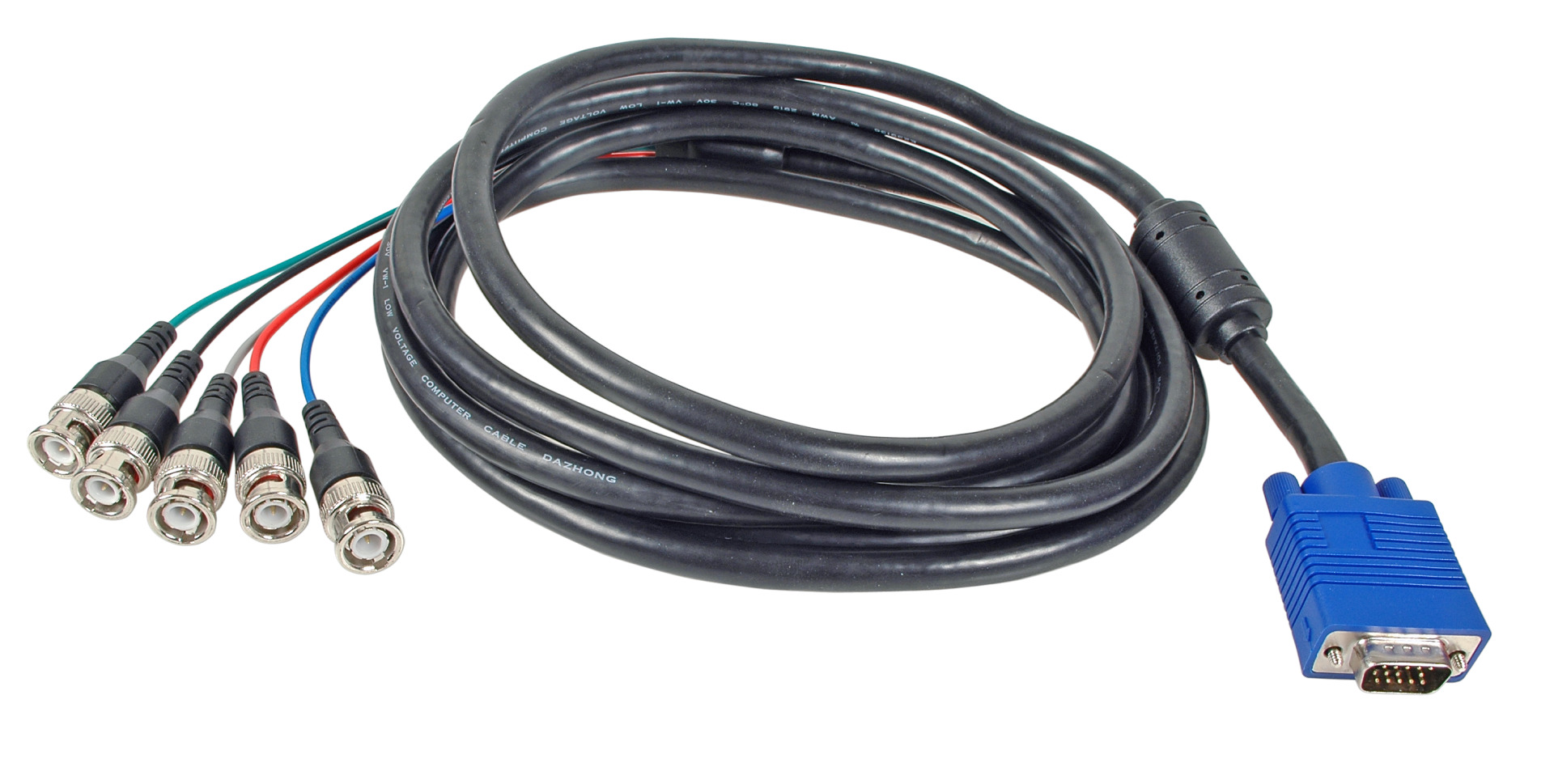SVGA/HDTV Cable,5m 15p.HDD-S->5xBNC-S