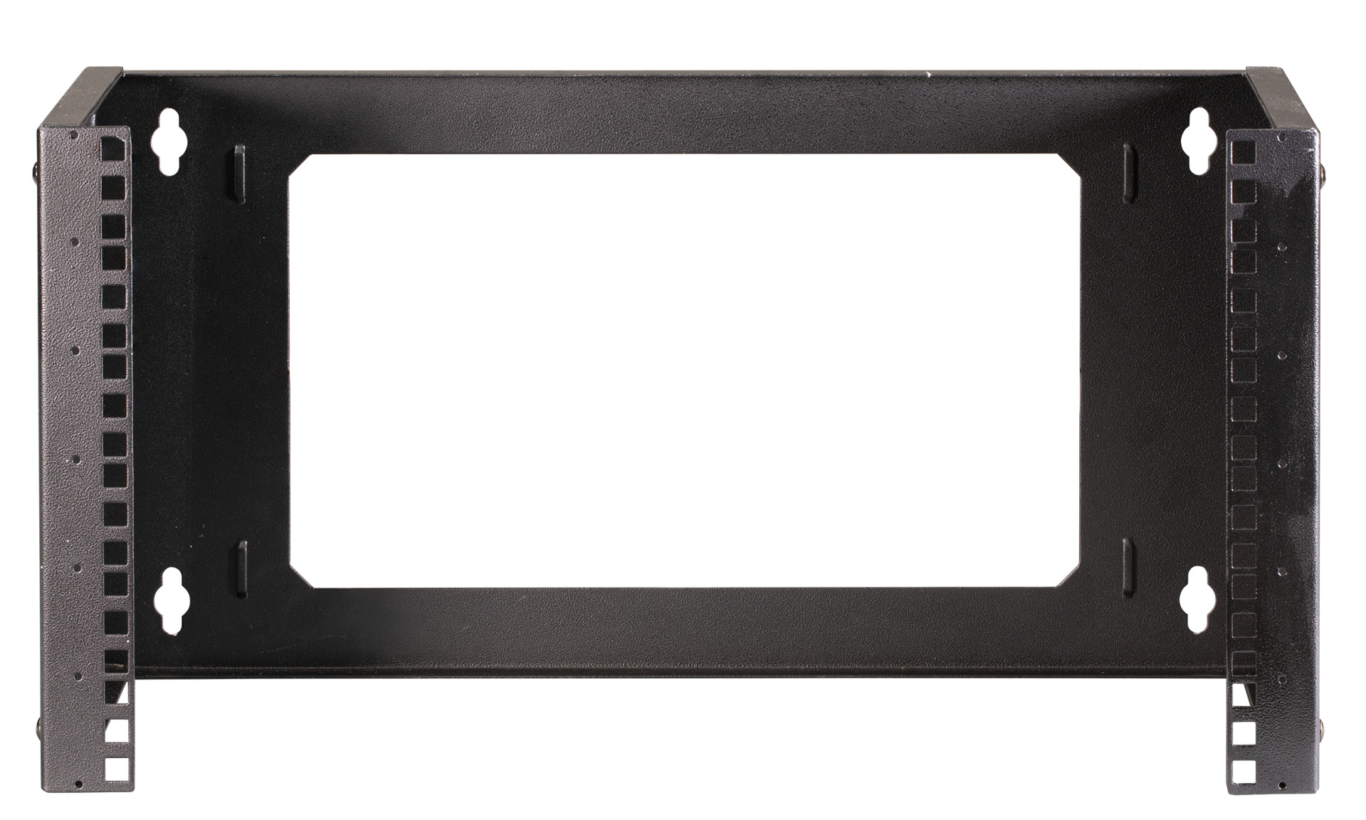 19" 6HE Wandgestell, tiefenv., RAL7035