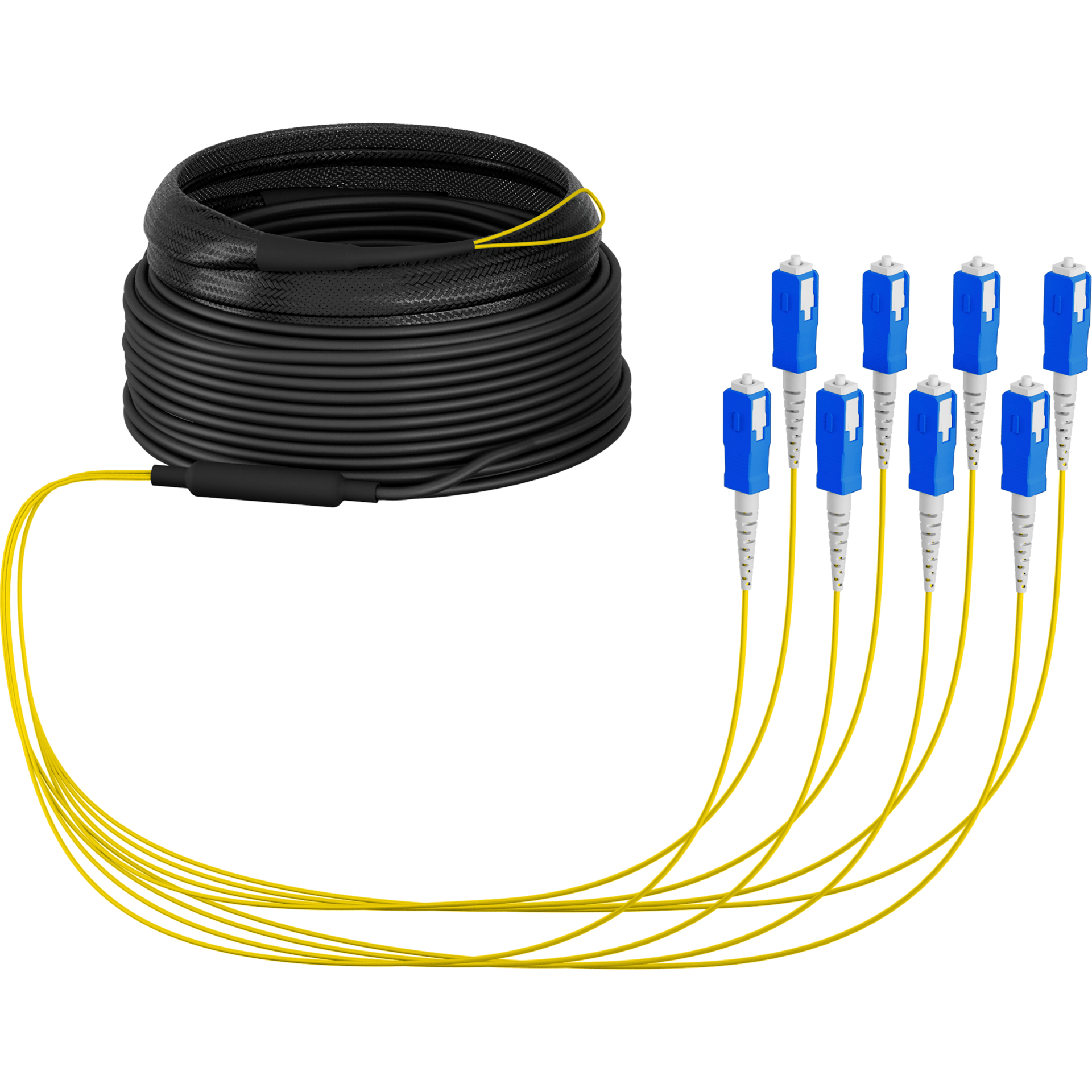 Trunk cable U-DQ(ZN)BH OS2 8E (1x8) SC-SC,20m Dca LSZH