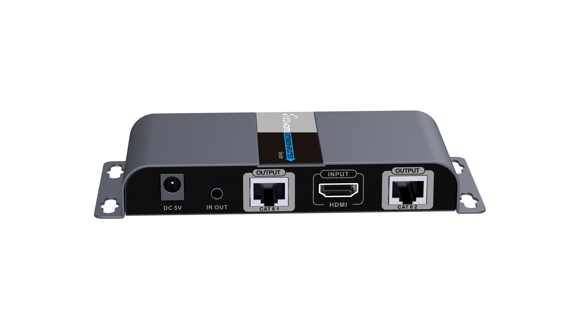 HDMI 1x2 Extender/Splitter Set mit IR über Netzwerkkabel bis zu 50m
