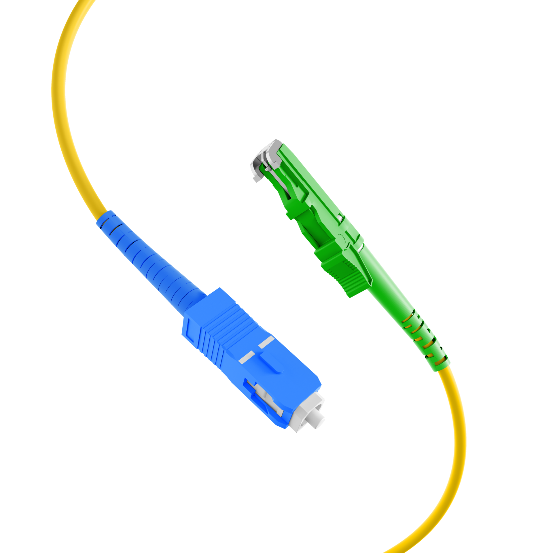 Simplex Patchkabel E2000®/APC-SC OS2 G657A1 5m LSZH 3mm gelb