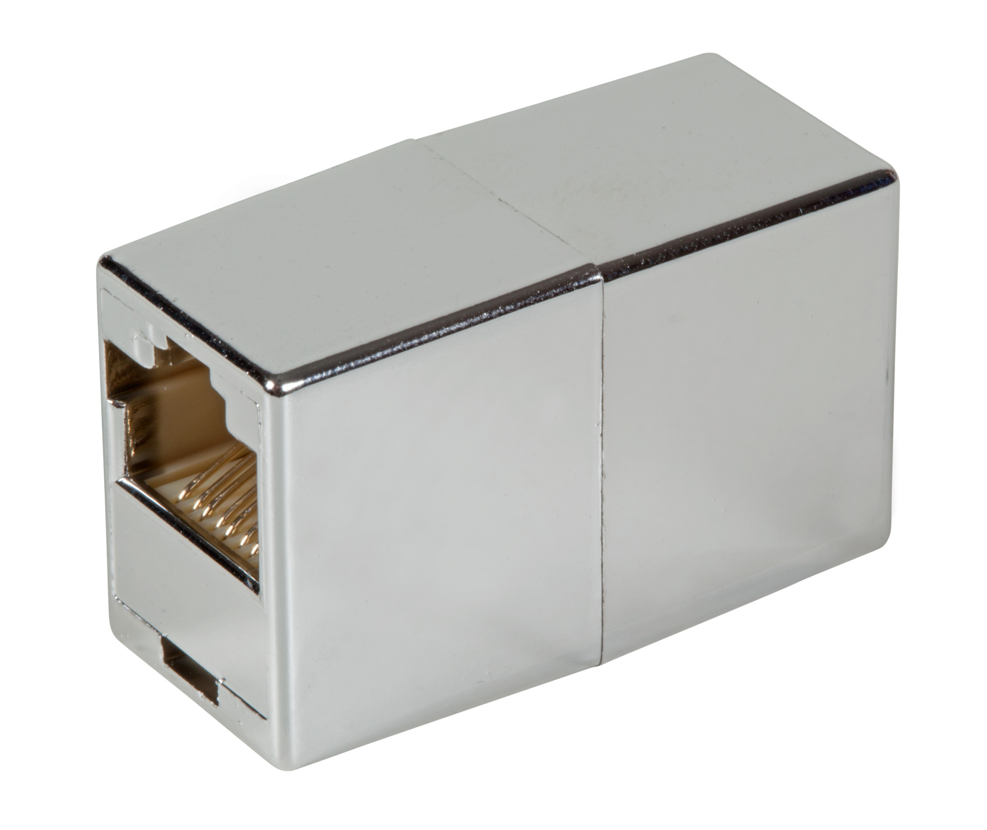 Modular-Adapter RJ45 UTP, metallfarben