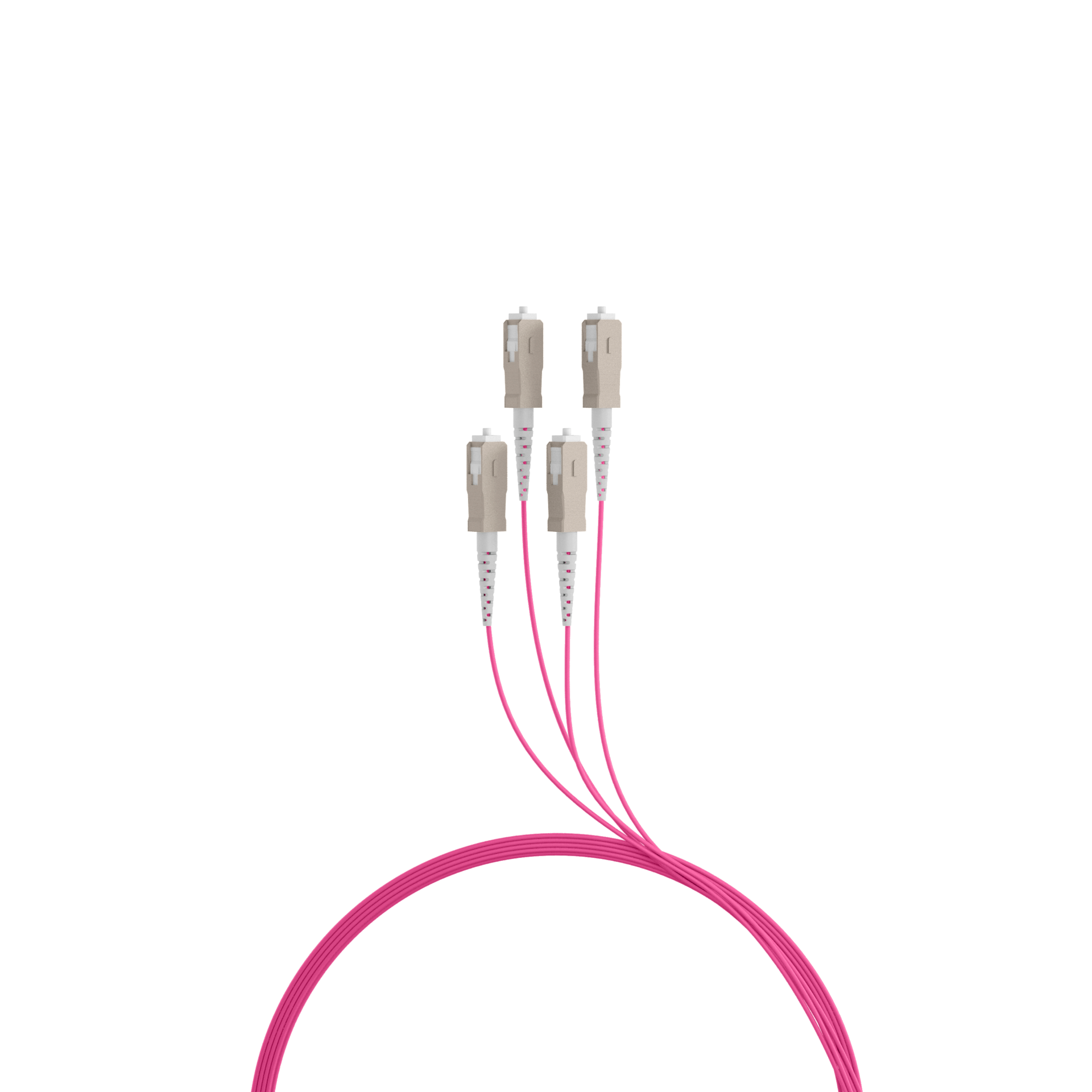 Trunkkabel U-DQ(ZN)BH OM4 4G (1x4) SC-SC,160m Dca LSZH