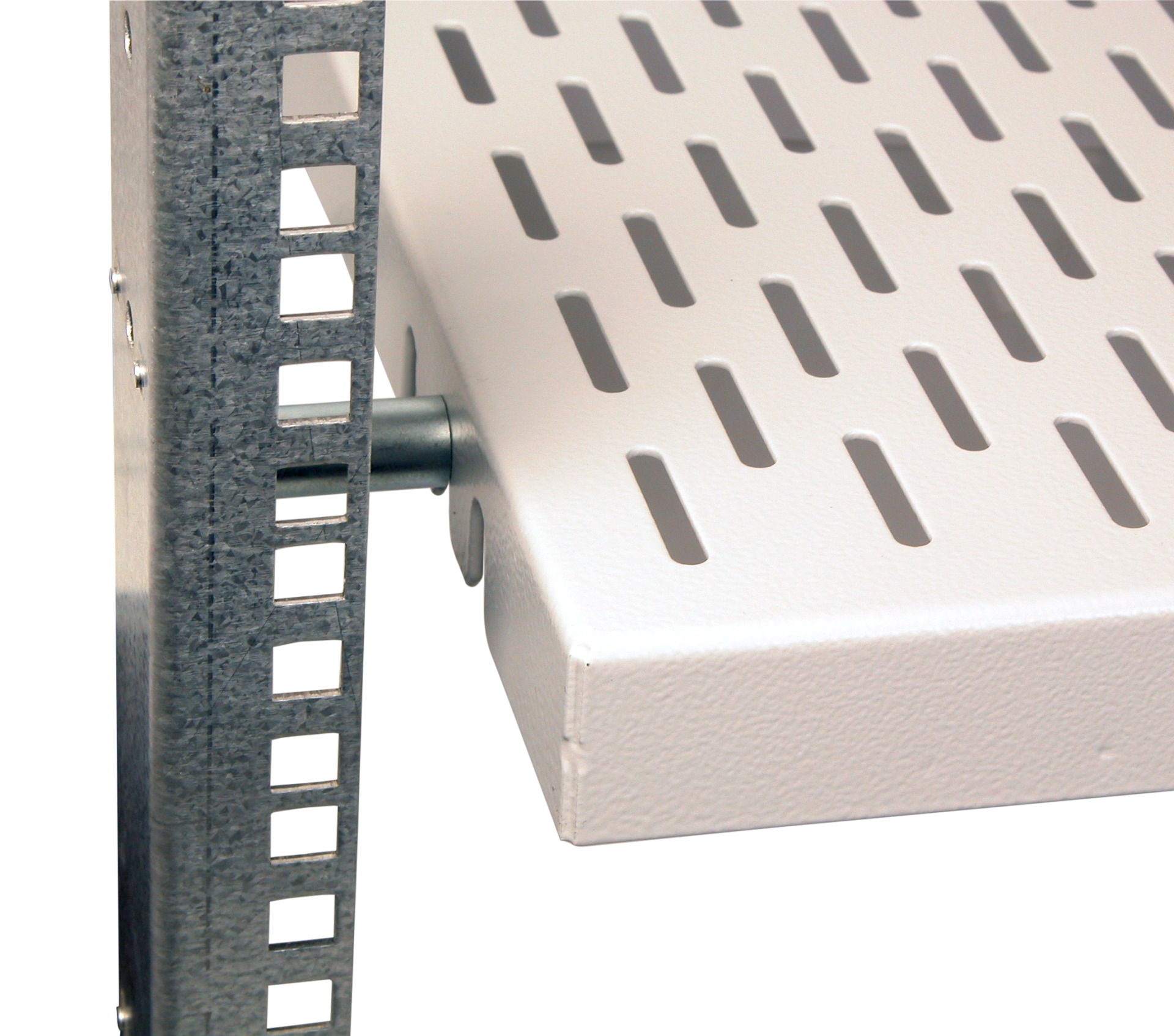 19" Heavy-Duty Shelf, Bolt Mounting, D=870 mm, Cab. Depth 1000, RAL9005
