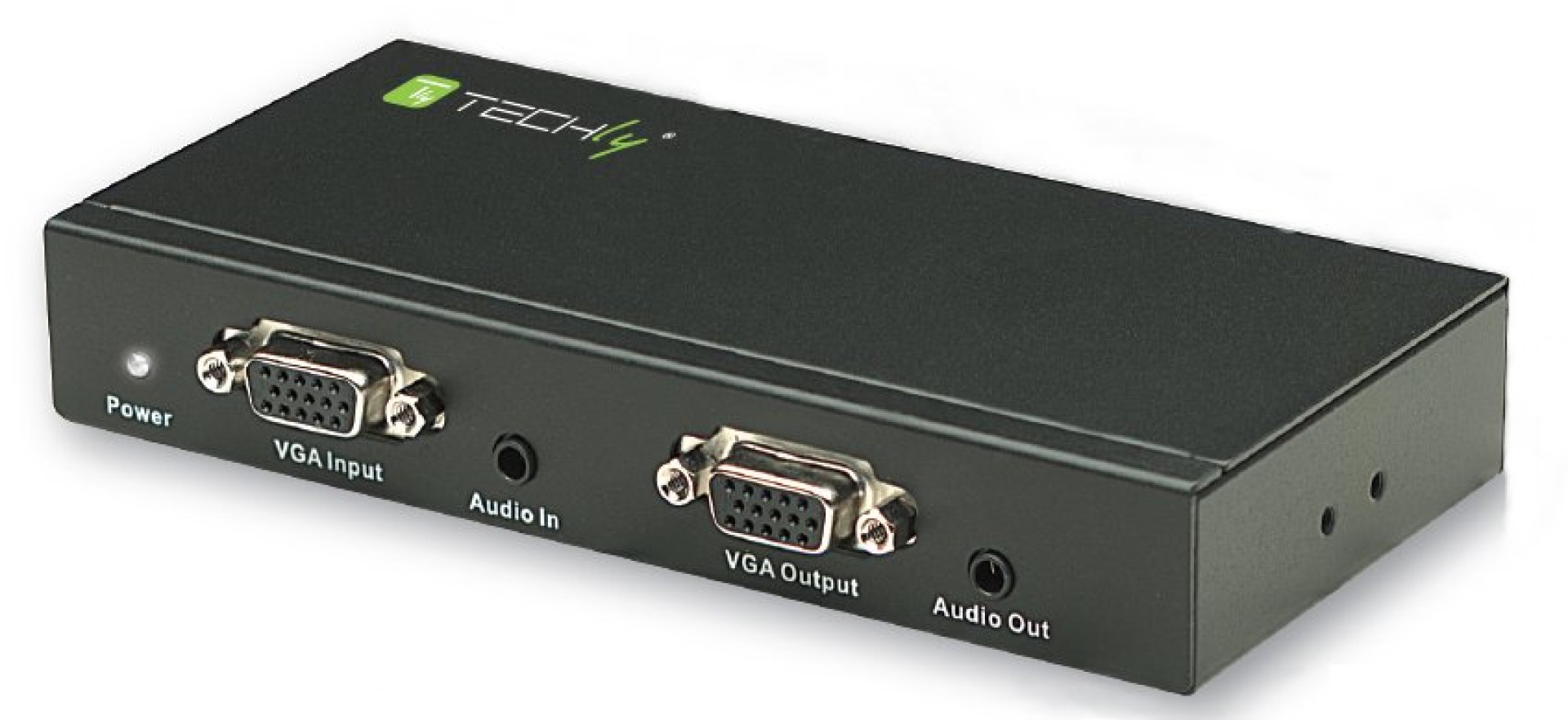 VGA Extender/Audio-/Video-Splitter Cat. 5e/6 - Transm. 4xRJ45, 300m