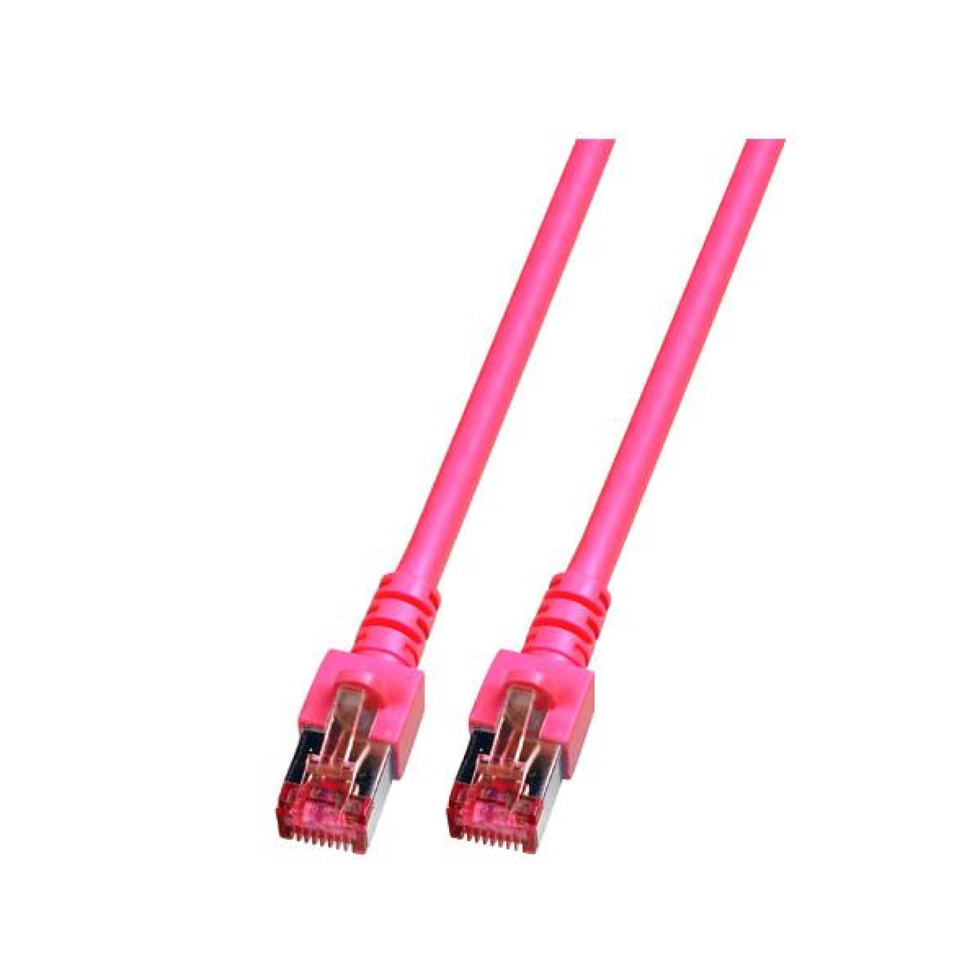 RJ45 Patchkabel S/FTP, Cat.6, LSZH, 1m, magenta