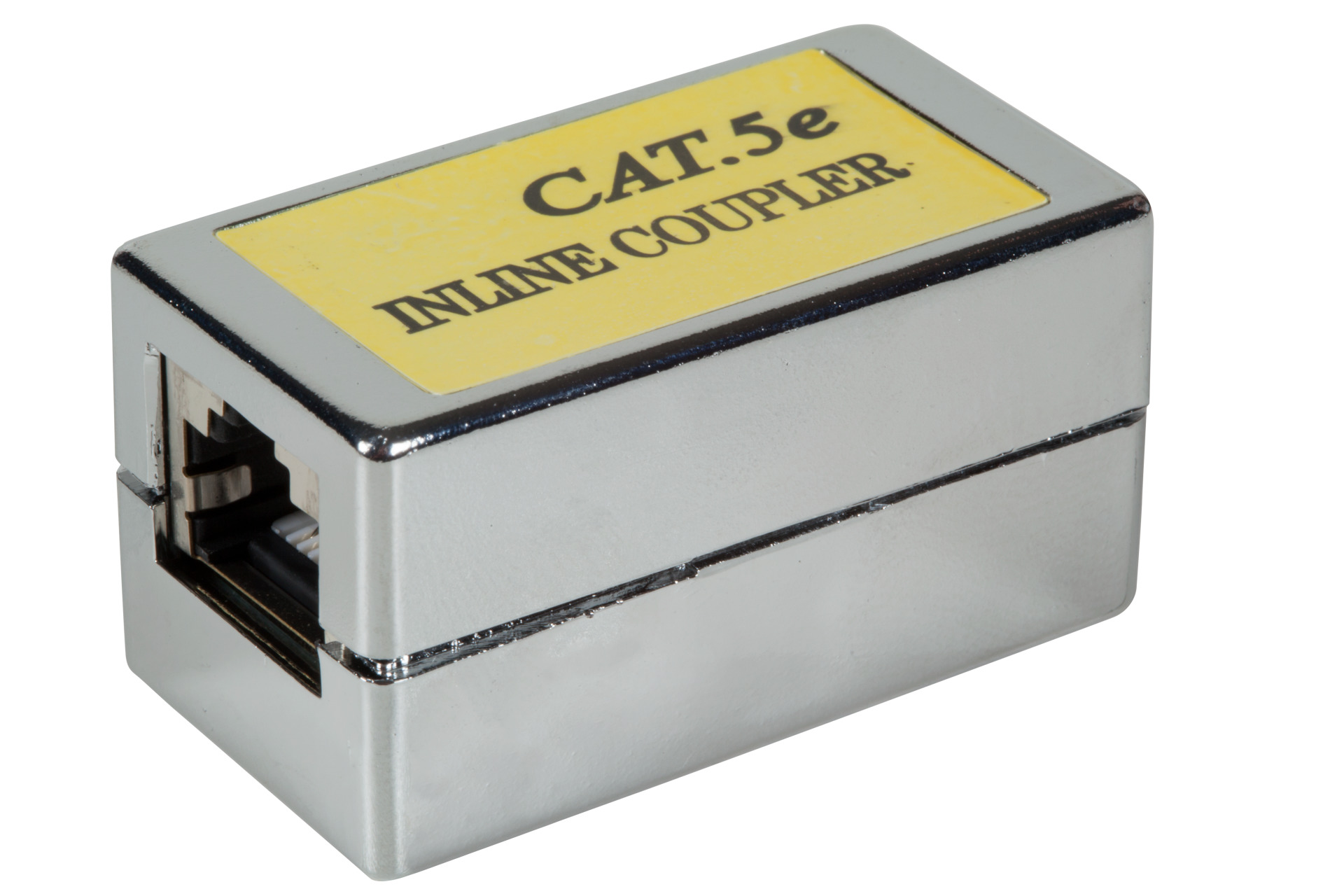 Modular-Adapter RJ45 STP, Cat.5e, metallisiert, 1:1