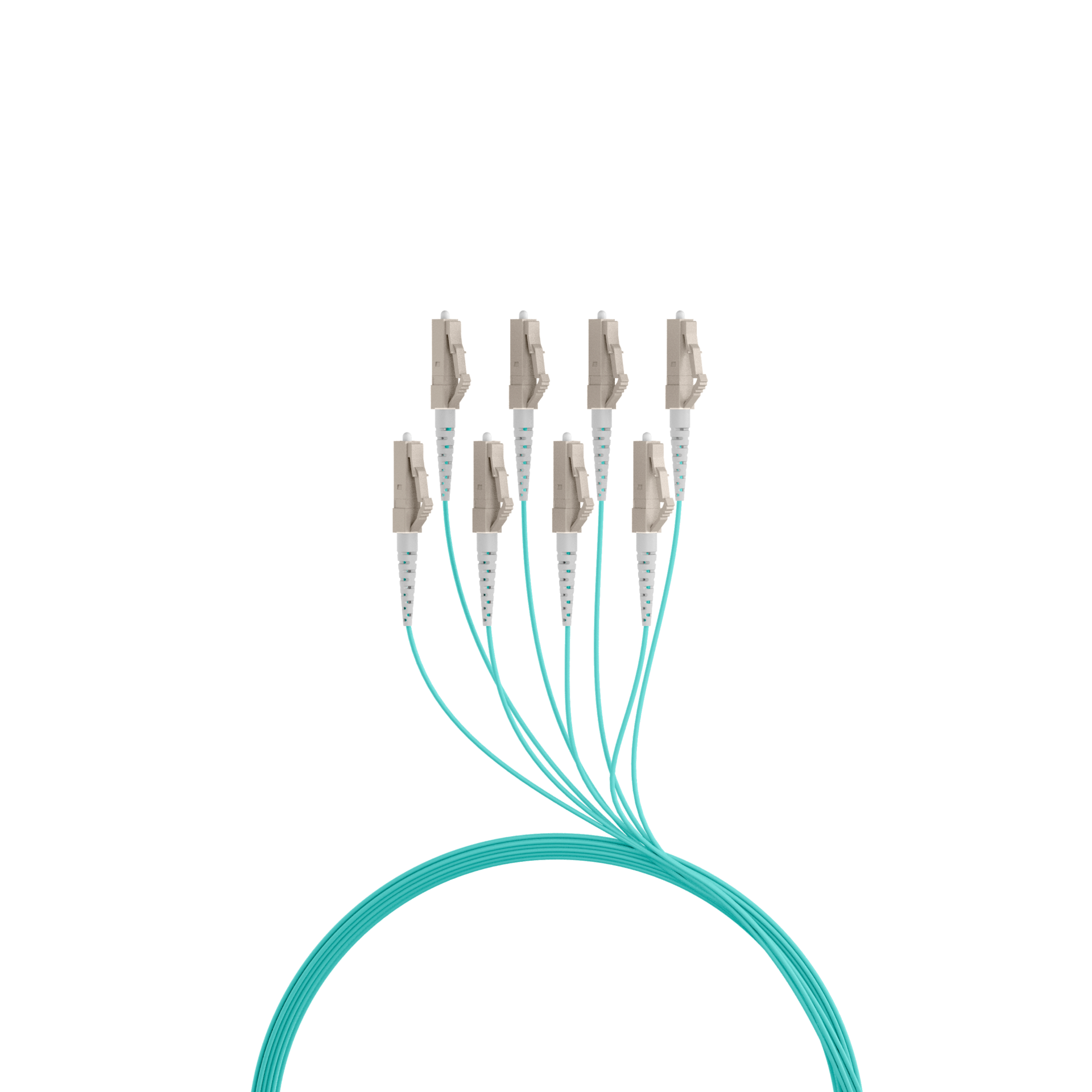 Trunk cable U-DQ(ZN)BH OM3 8G (1x8) LC-LC,200m Dca LSZH