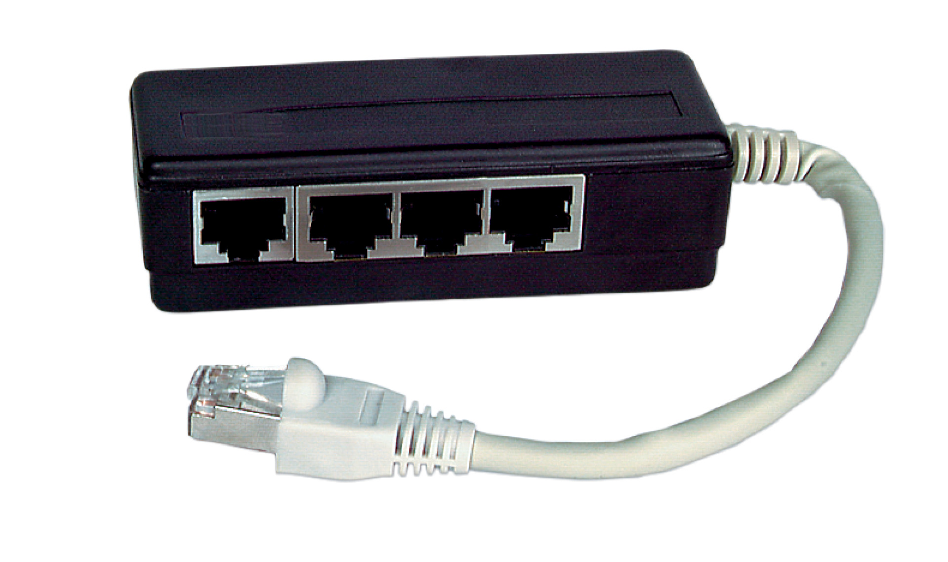 ISDN 8-fach Adapter, RJ45 Stecker / 8 x RJ45 Buchse, terminiert