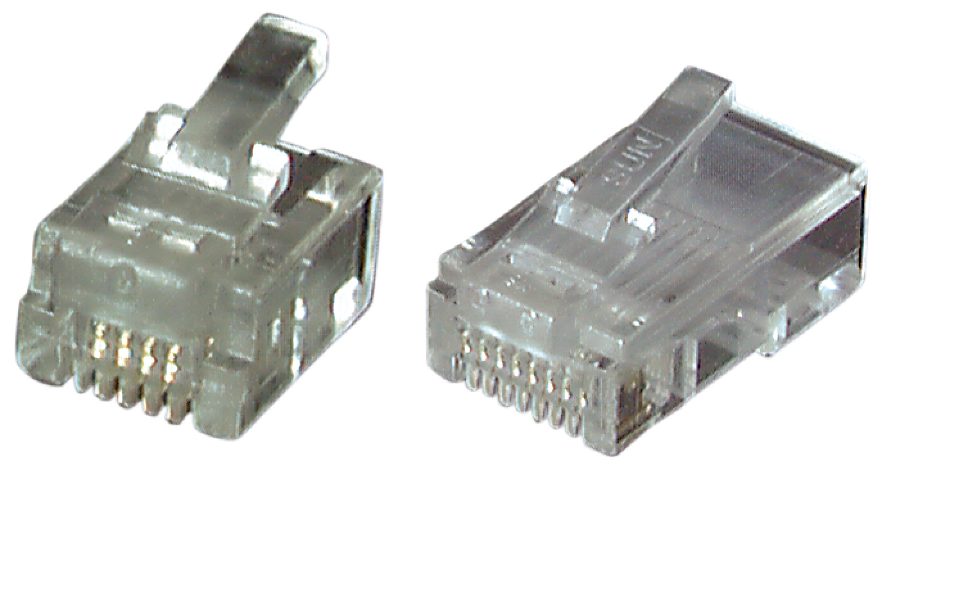 Modular-Stecker RJ10 UTP, E-MO 4/4 SR, 100 Stück