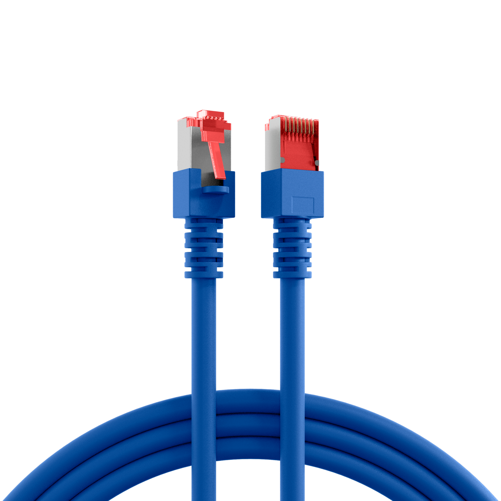 RJ45 Patch Cord Cat.6 S/FTP LSZH blue 0,15m