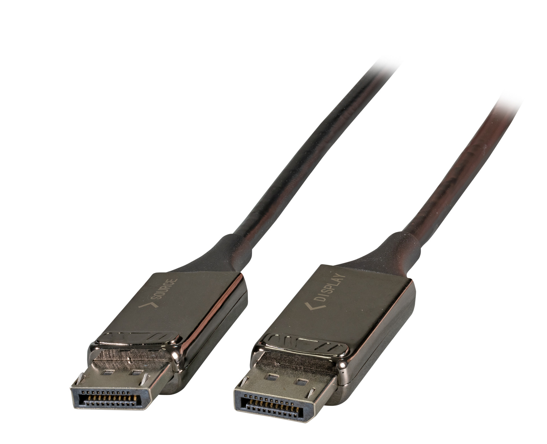 DisplayPort AOC Anschlusskabel 8K, St.-St., 10m, schwarz