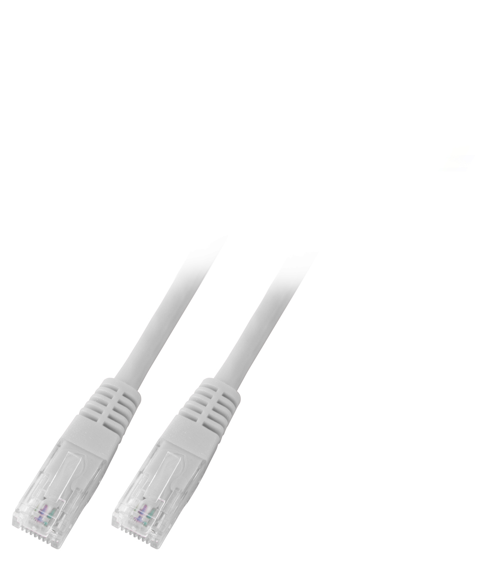 RJ45 Patchkabel U/UTP, Cat.6, PVC, CCA, 1m, grau