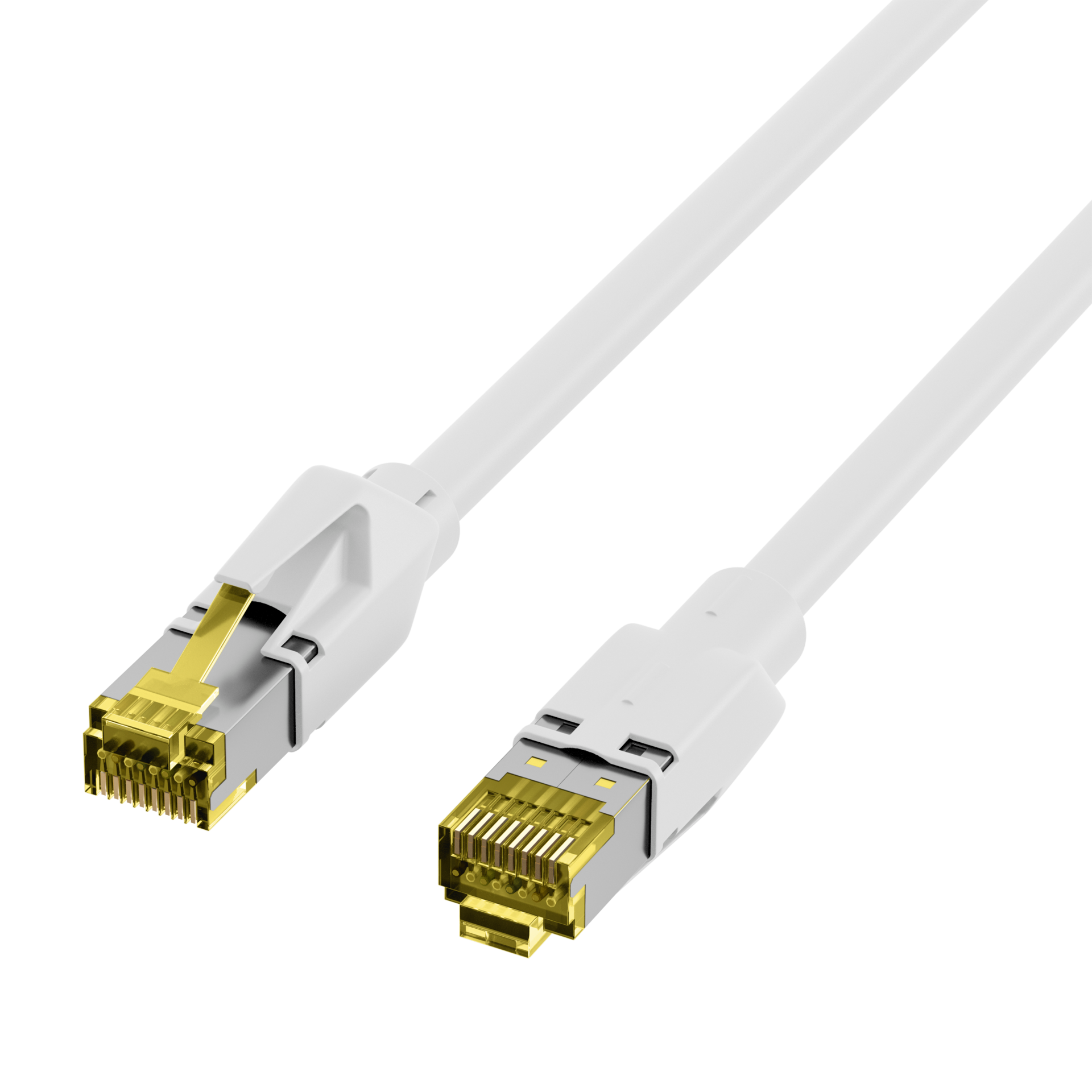 RJ45 Patch Cord Cat.6A S/FTP LSZH Draka UC900 TM31 white 0,25m