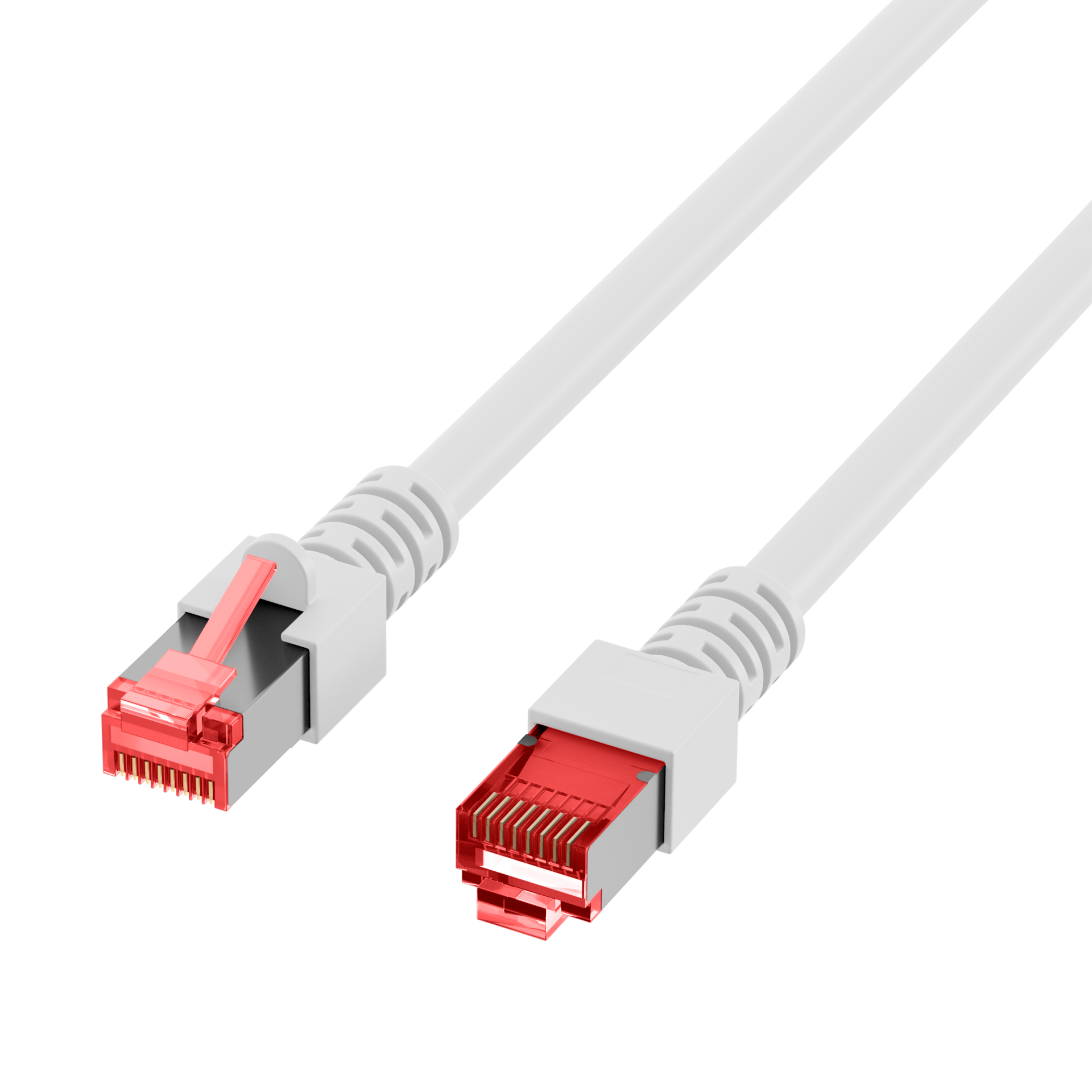 RJ45 Patch Cord Cat.6 S/FTP LSZH white 40m