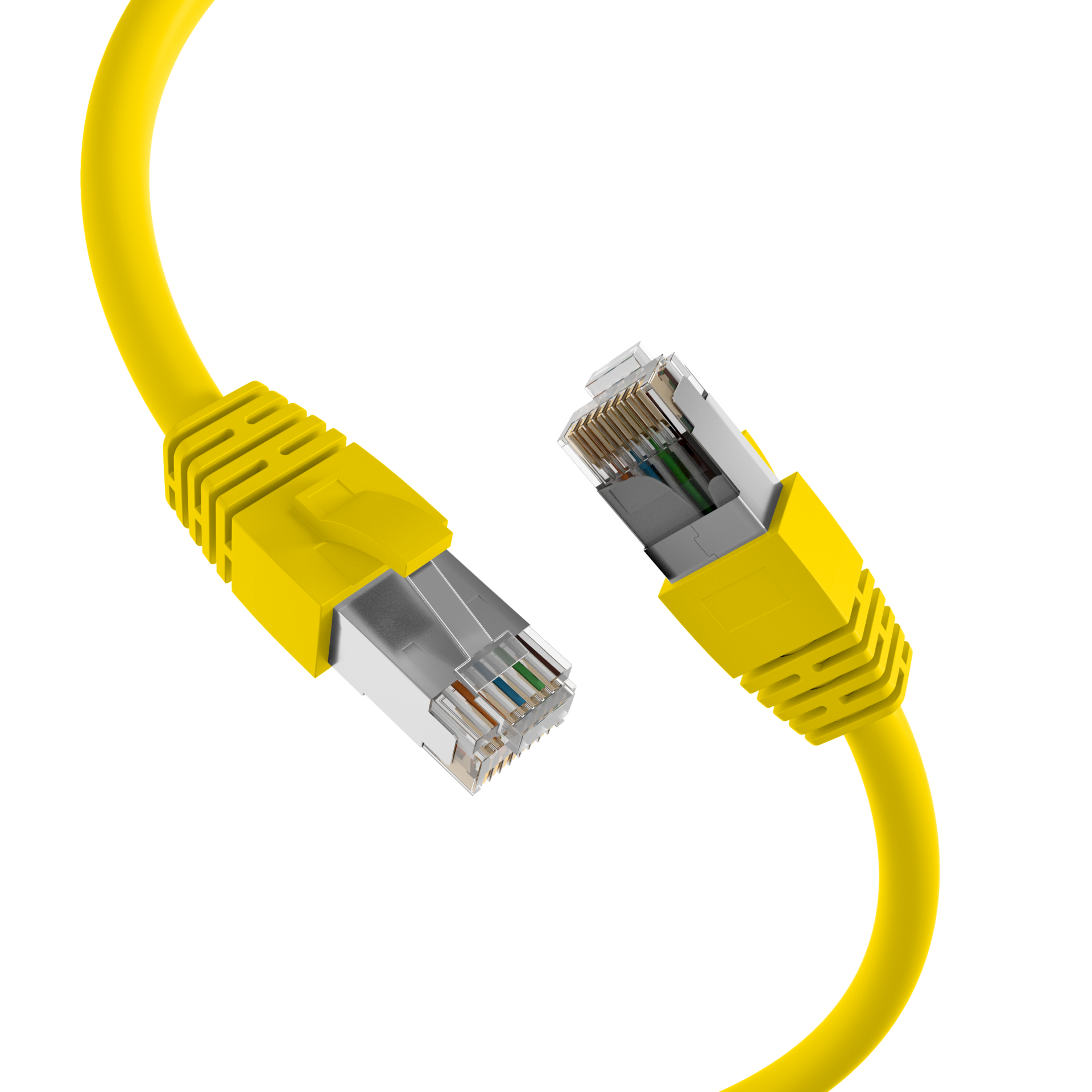 RJ45 Patch Cord Cat.8.1 S/FTP LSZH BC yellow 1m