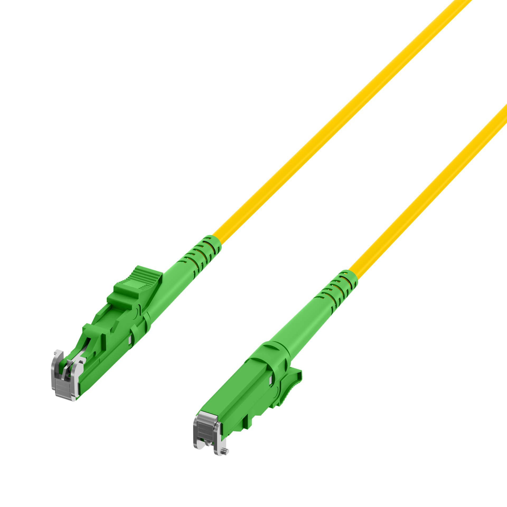 Simplex Patchkabel E2000™/APC-E2000™/APC OS2 1m LSZH 3mm gelb G657A1 (C)