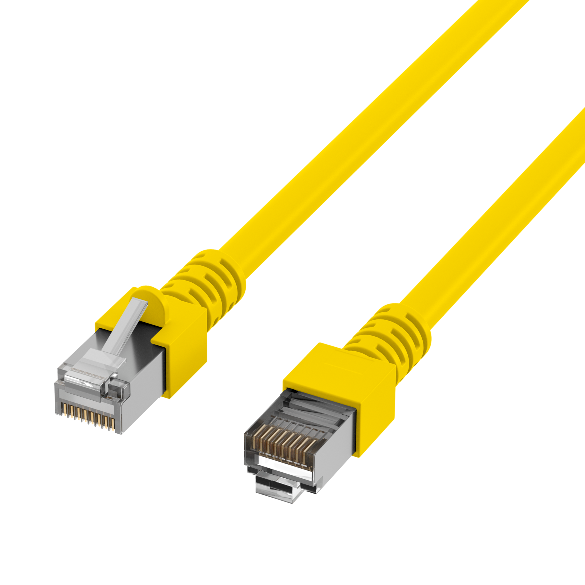 RJ45 Patchkabel Cat.5e SF/UTP PVC  CCA gelb 3m