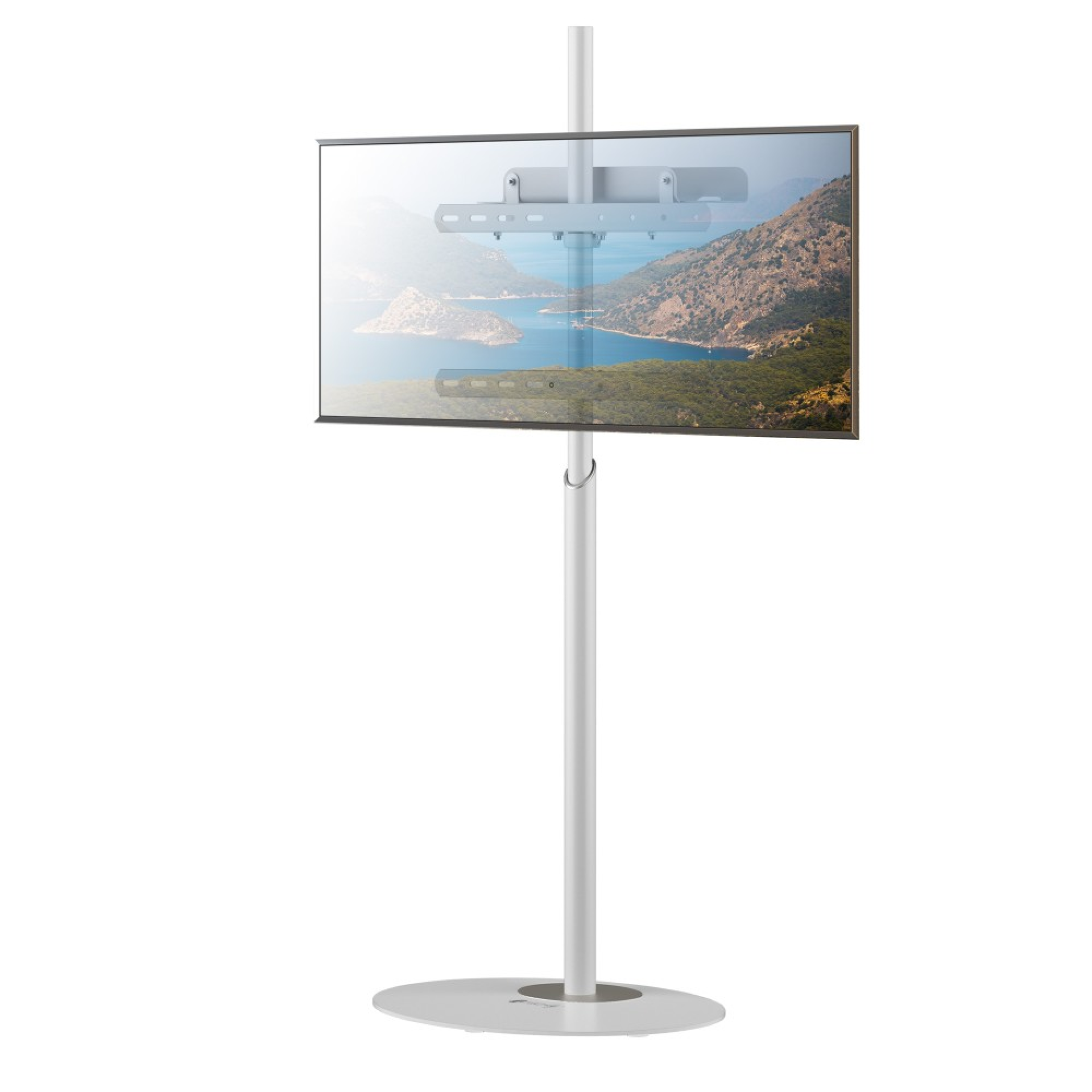 TV Floor Stand 42-65 inches, white base