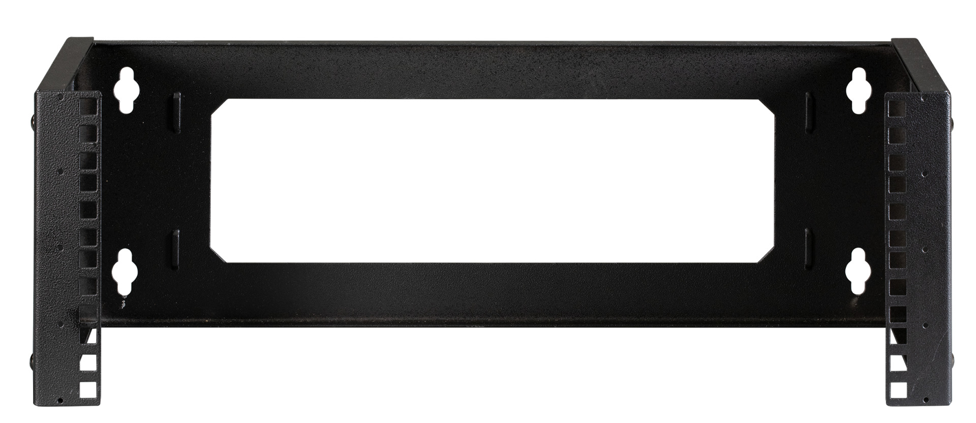 19" 4HE Wandgestell, tiefenv., RAL7035