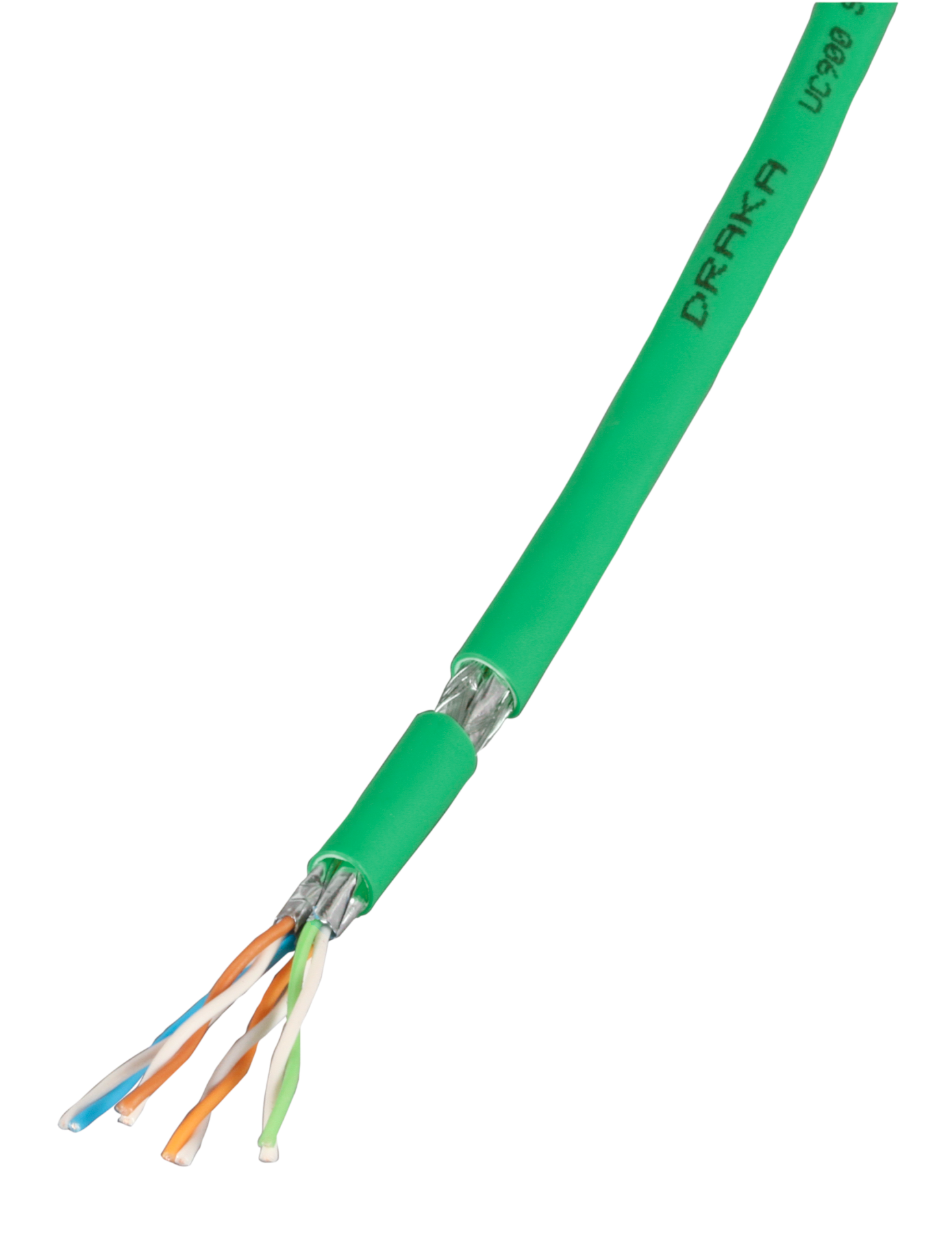 Patchkabel Cat.7 PiMF UC900MHz FLEX, SS26 4P Dca, grün, 100 M