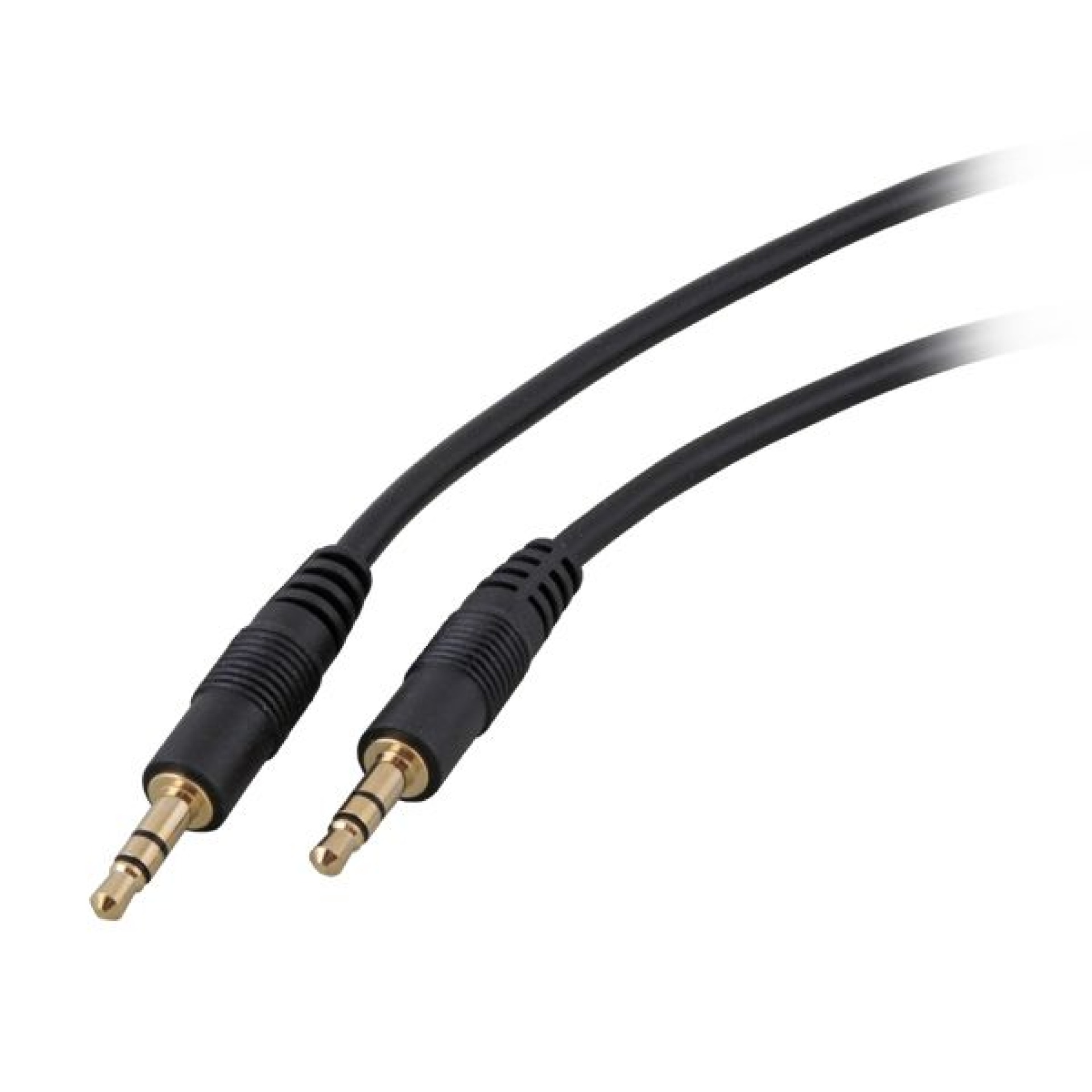 Audio Connection Cabel, Klinke 3.5mm Stereo, 2 meters, black