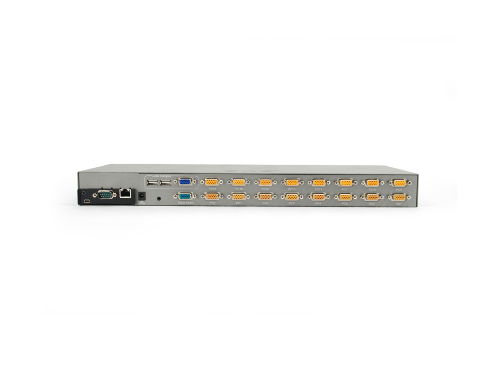 Combo KVM-Switch 16 Port,USB/PS2 Combo desk rack