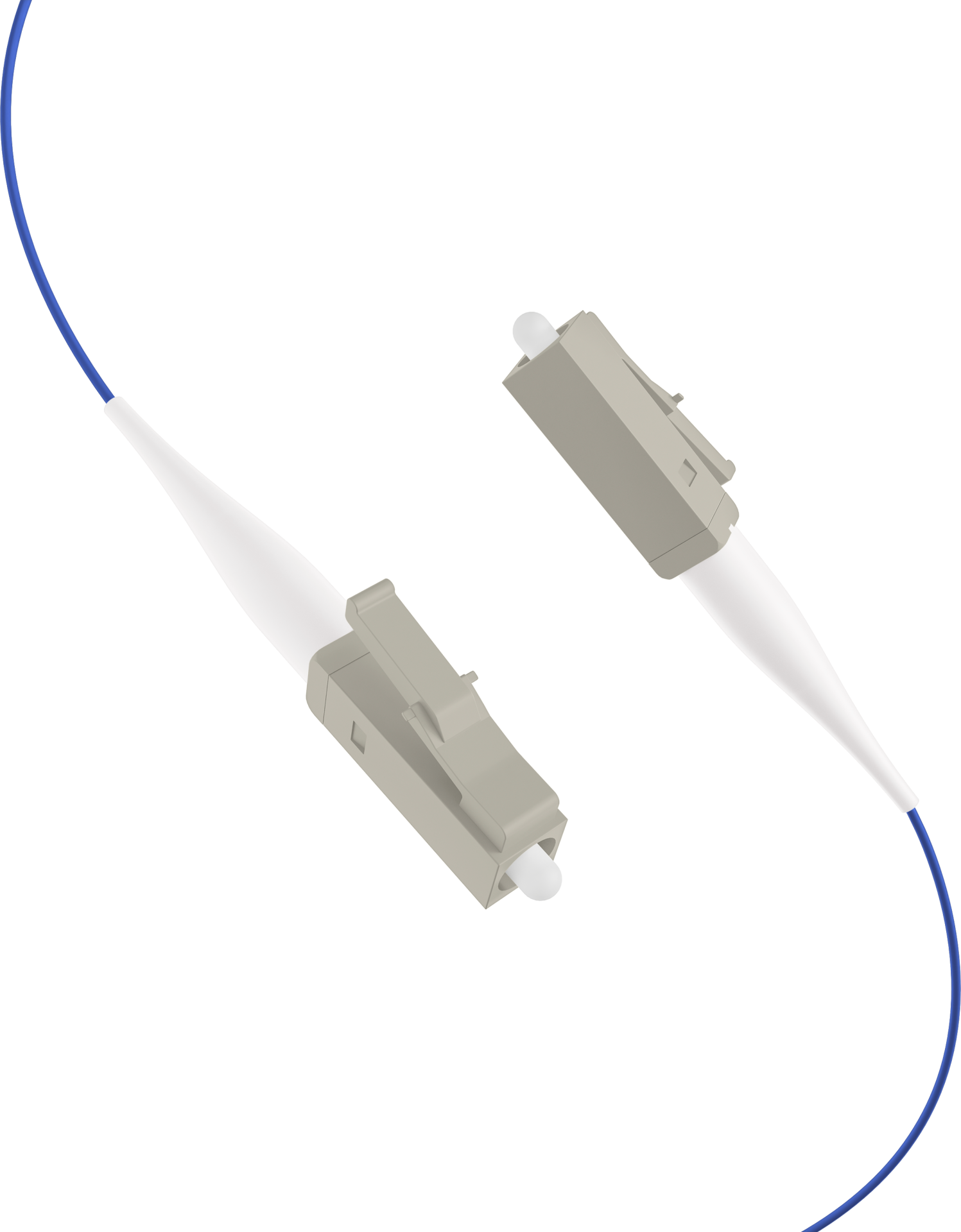 Faserpigtail LC OM1 -Blau 2m - 1 Stück